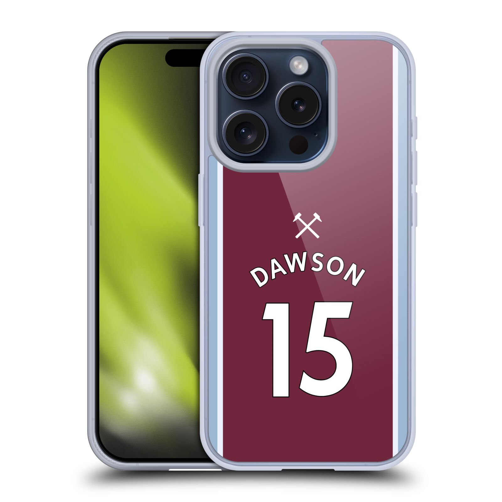 WEST HAM UNITED FC 2021/22 PLAYERS HOME KIT GEL CASE FOR APPLE iPHONE PHONES - Picture 12 of 15