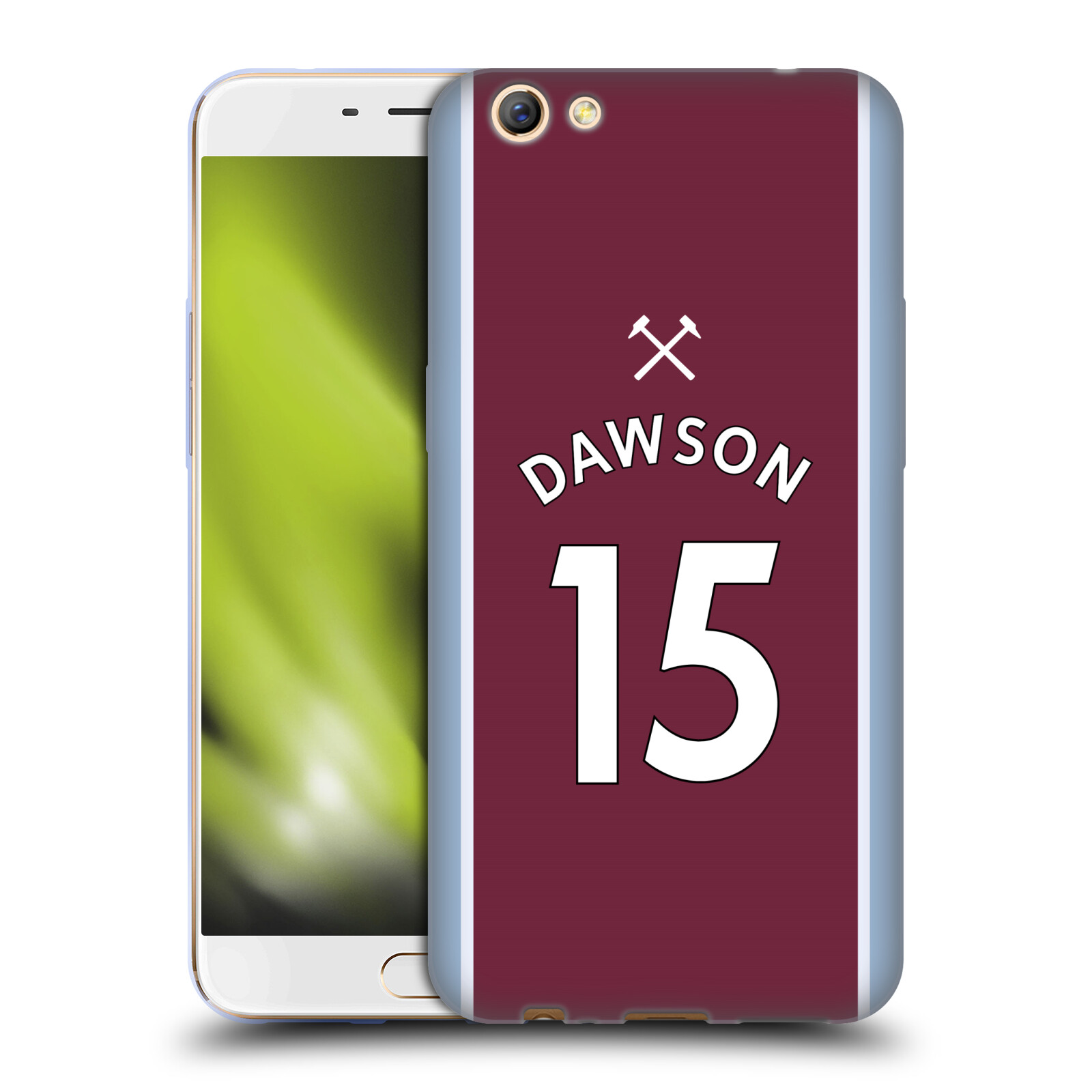 OFFICIAL WEST HAM UNITED FC 2021/22 PLAYERS HOME KIT GEL CASE FOR OPPO PHONES - 第 12/18 張圖片