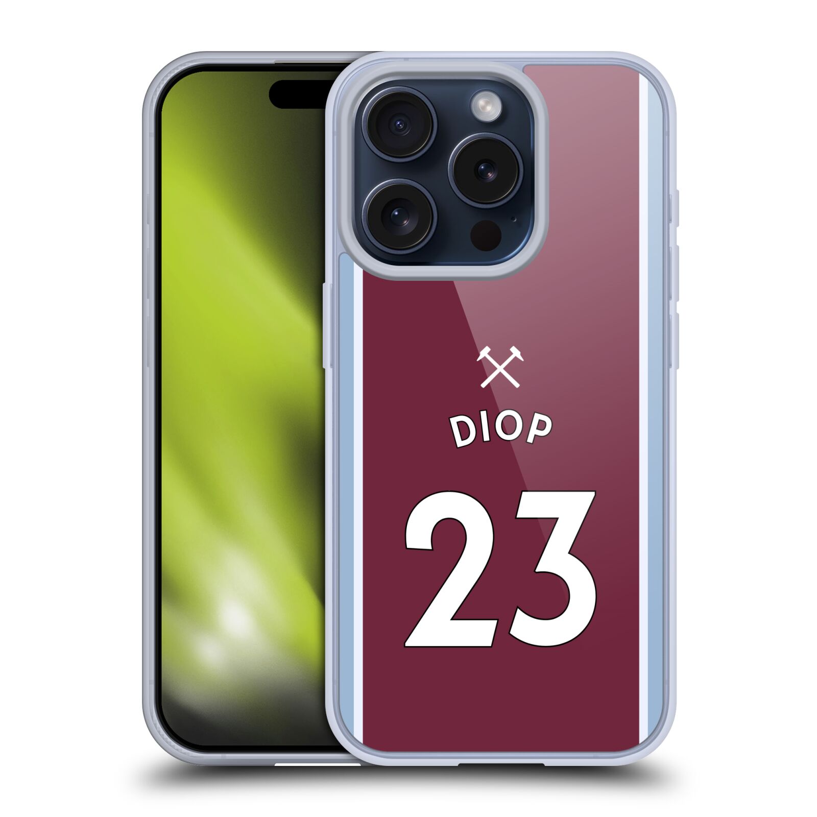 WEST HAM UNITED FC 2021/22 PLAYERS HOME KIT GEL CASE FOR APPLE iPHONE PHONES - Picture 13 of 15