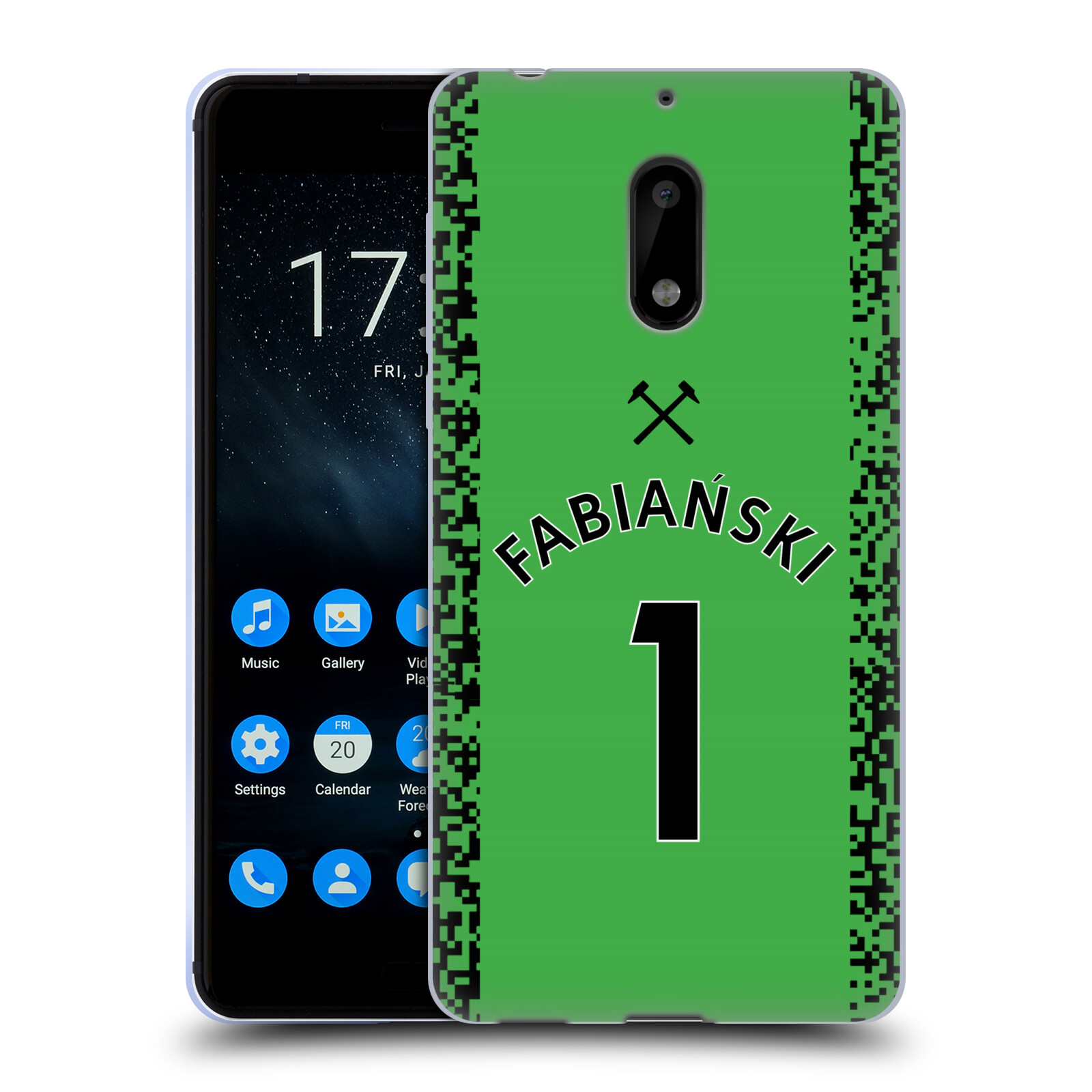 OFFICIAL WEST HAM UNITED FC 2021/22 PLAYERS HOME KIT GEL CASE FOR NOKIA PHONES 1 - 第 15/21 張圖片