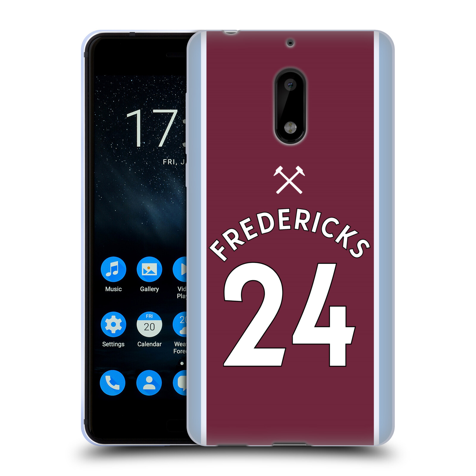 OFFICIAL WEST HAM UNITED FC 2021/22 PLAYERS HOME KIT GEL CASE FOR NOKIA PHONES 1 - 第 19/21 張圖片