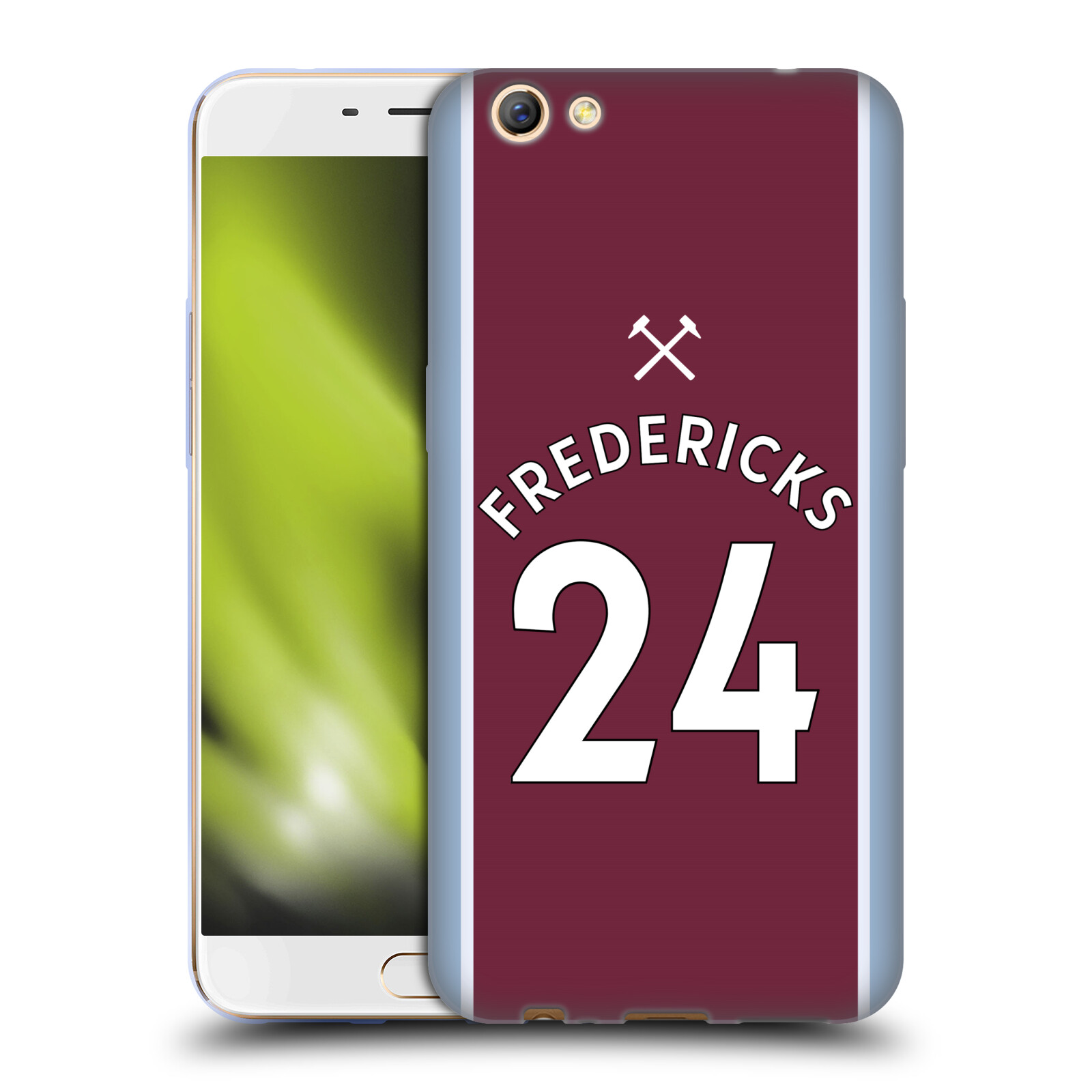 OFFICIAL WEST HAM UNITED FC 2021/22 PLAYERS HOME KIT GEL CASE FOR OPPO PHONES - 第 16/18 張圖片