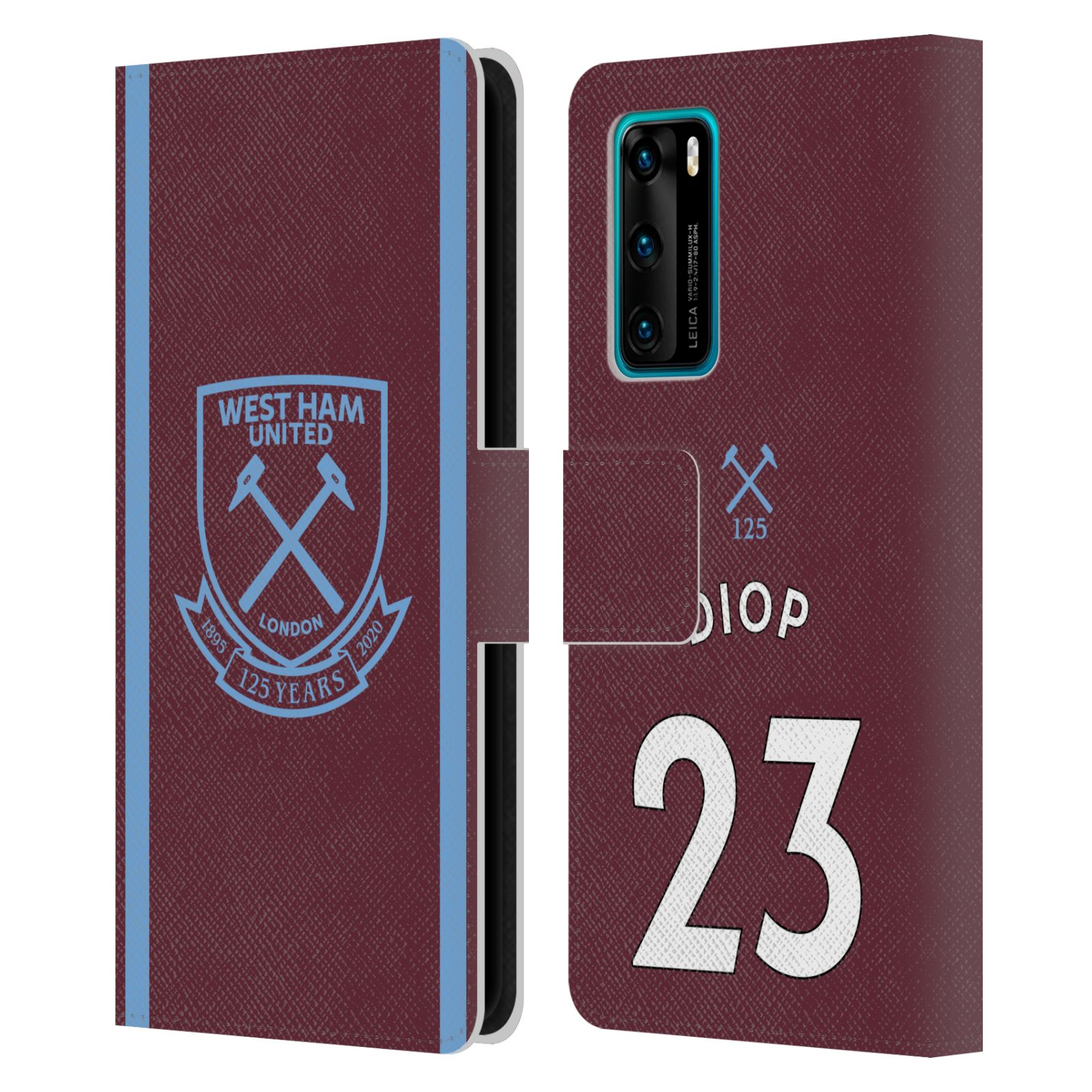 WEST HAM UNITED FC 2021/22 PLAYERS HOME KIT LEATHER BOOK CASE FOR HUAWEI PHONES - 第 13/20 張圖片