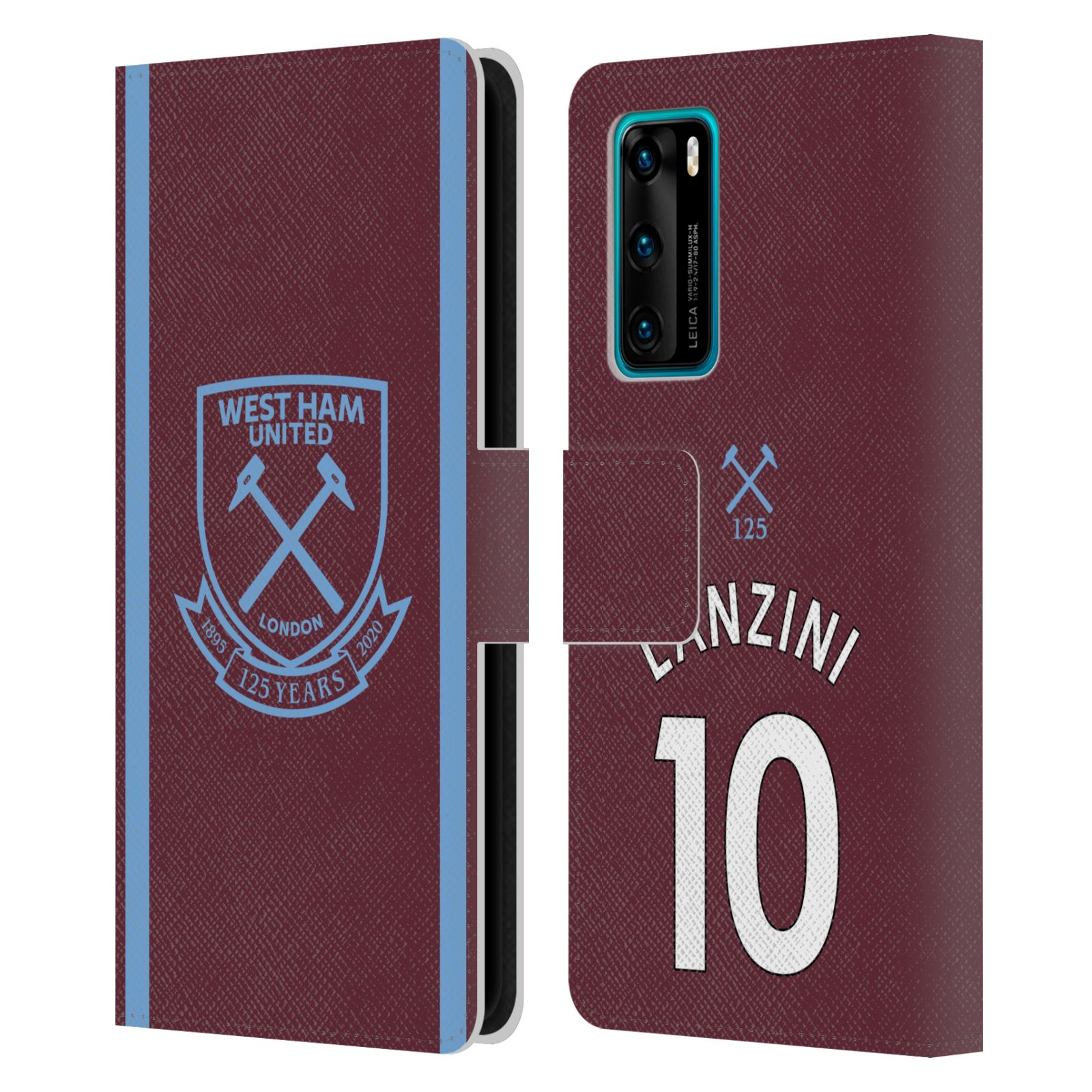 WEST HAM UNITED FC 2021/22 PLAYERS HOME KIT LEATHER BOOK CASE FOR HUAWEI PHONES - 第 15/20 張圖片