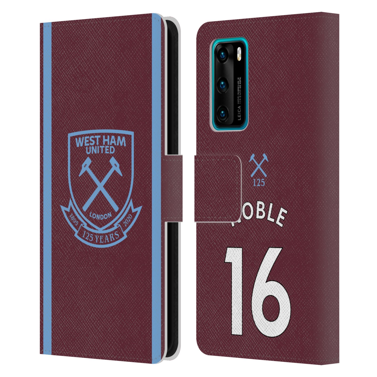 WEST HAM UNITED FC 2021/22 PLAYERS HOME KIT LEATHER BOOK CASE FOR HUAWEI PHONES - 第 16/20 張圖片