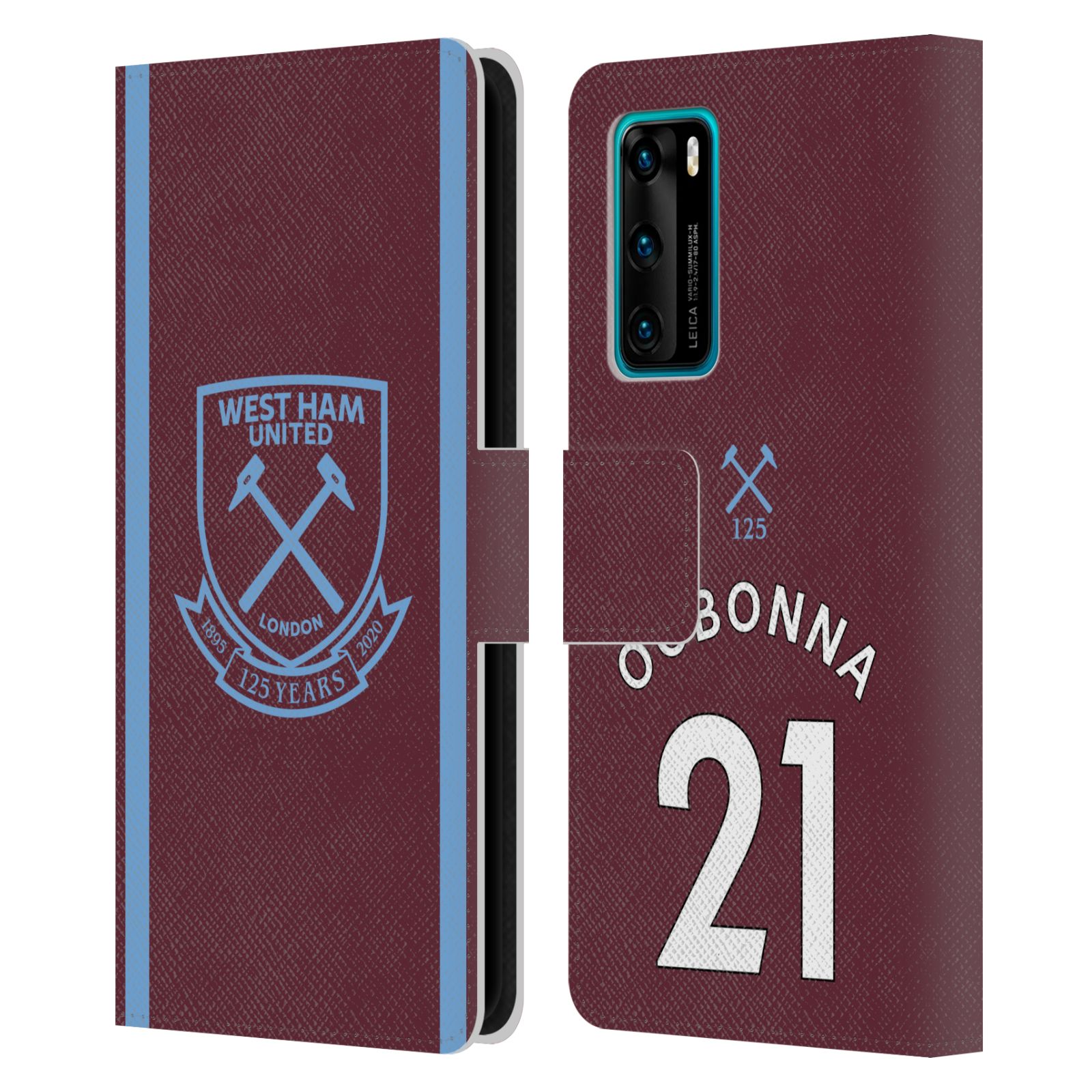 WEST HAM UNITED FC 2021/22 PLAYERS HOME KIT LEATHER BOOK CASE FOR HUAWEI PHONES - 第 8/20 張圖片