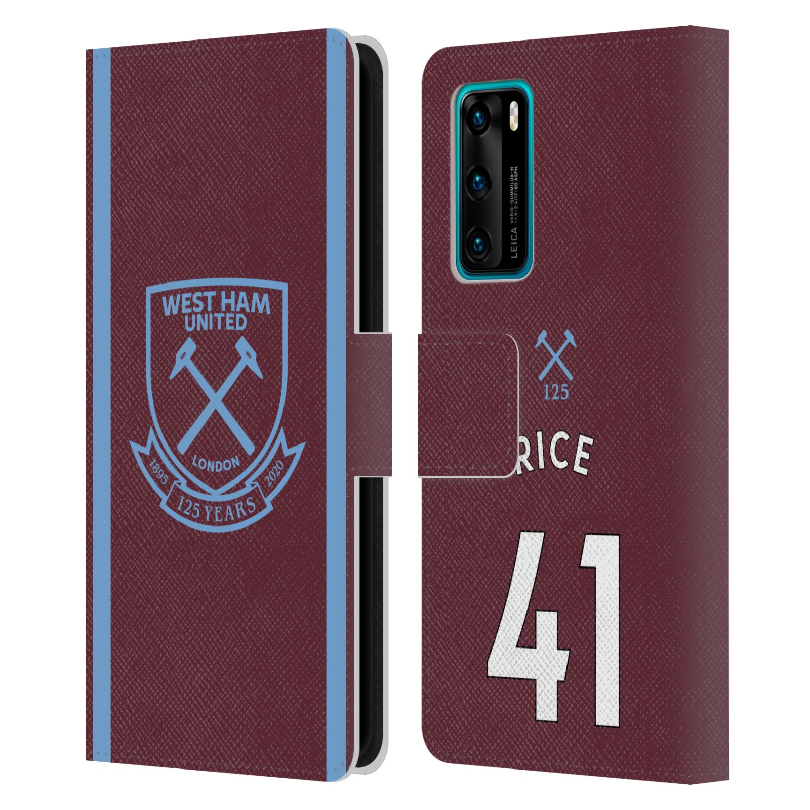 WEST HAM UNITED FC 2021/22 PLAYERS HOME KIT LEATHER BOOK CASE FOR HUAWEI PHONES - 第 12/20 張圖片