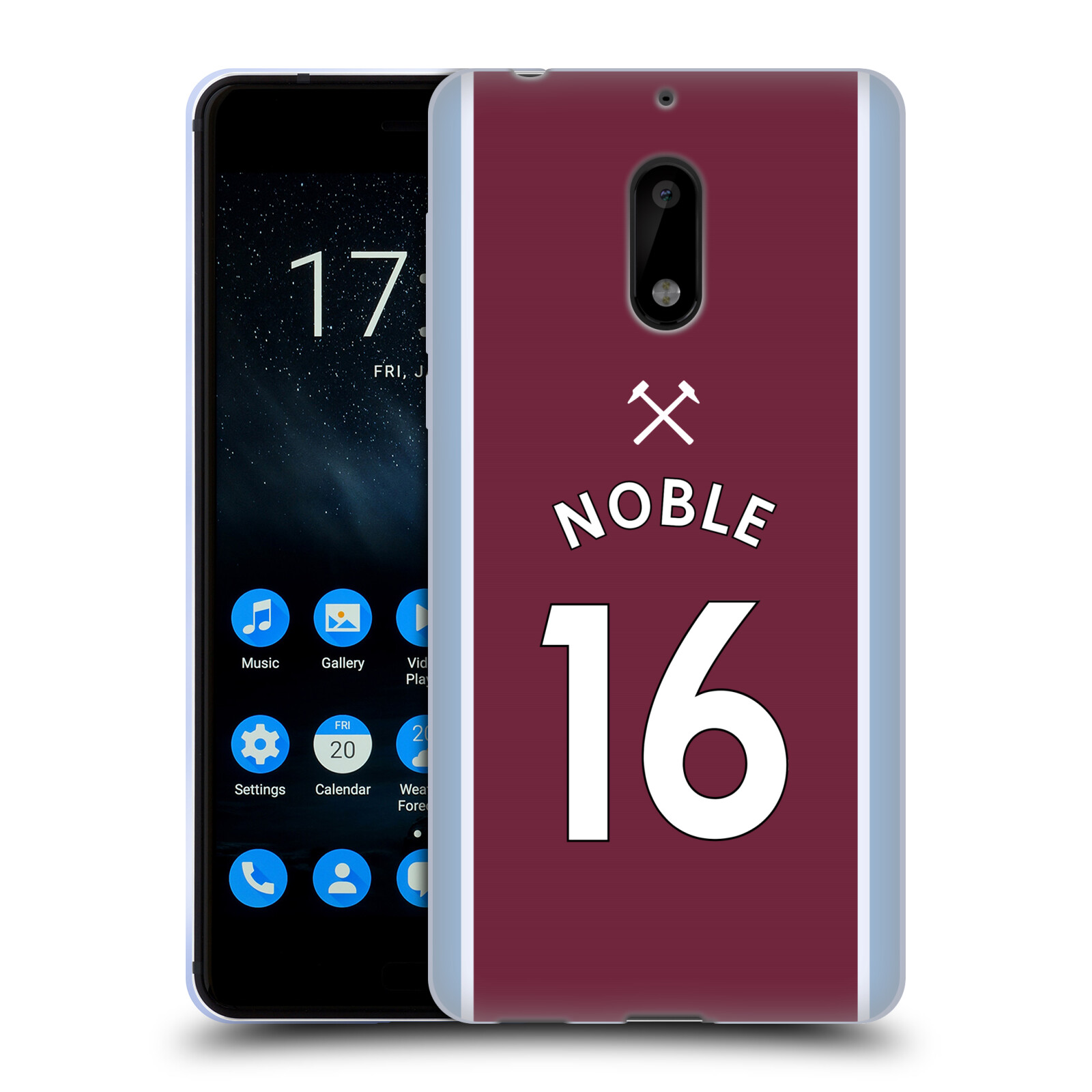 OFFICIAL WEST HAM UNITED FC 2021/22 PLAYERS HOME KIT GEL CASE FOR NOKIA PHONES 1 - 第 17/21 張圖片