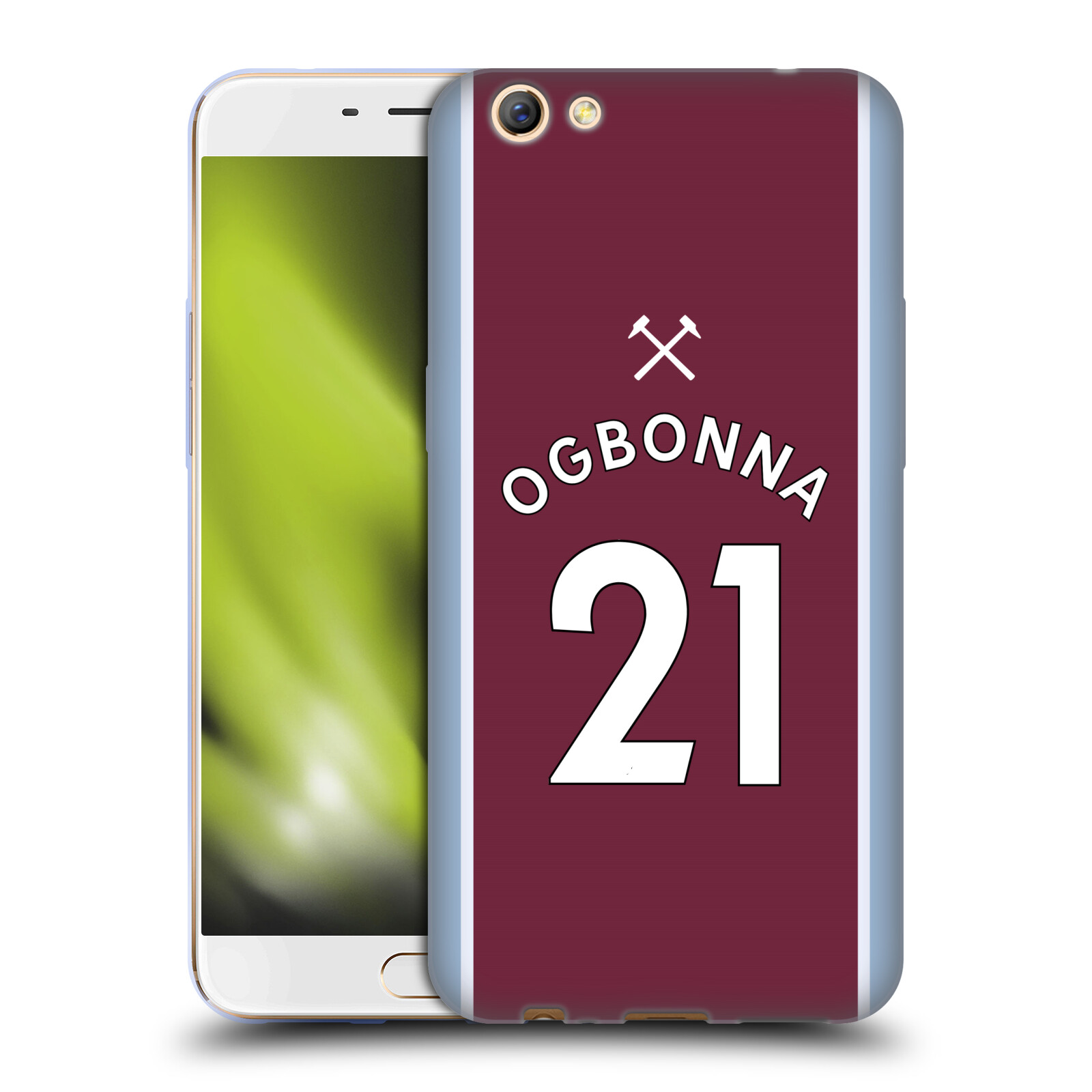 OFFICIAL WEST HAM UNITED FC 2021/22 PLAYERS HOME KIT GEL CASE FOR OPPO PHONES - 第 9/18 張圖片