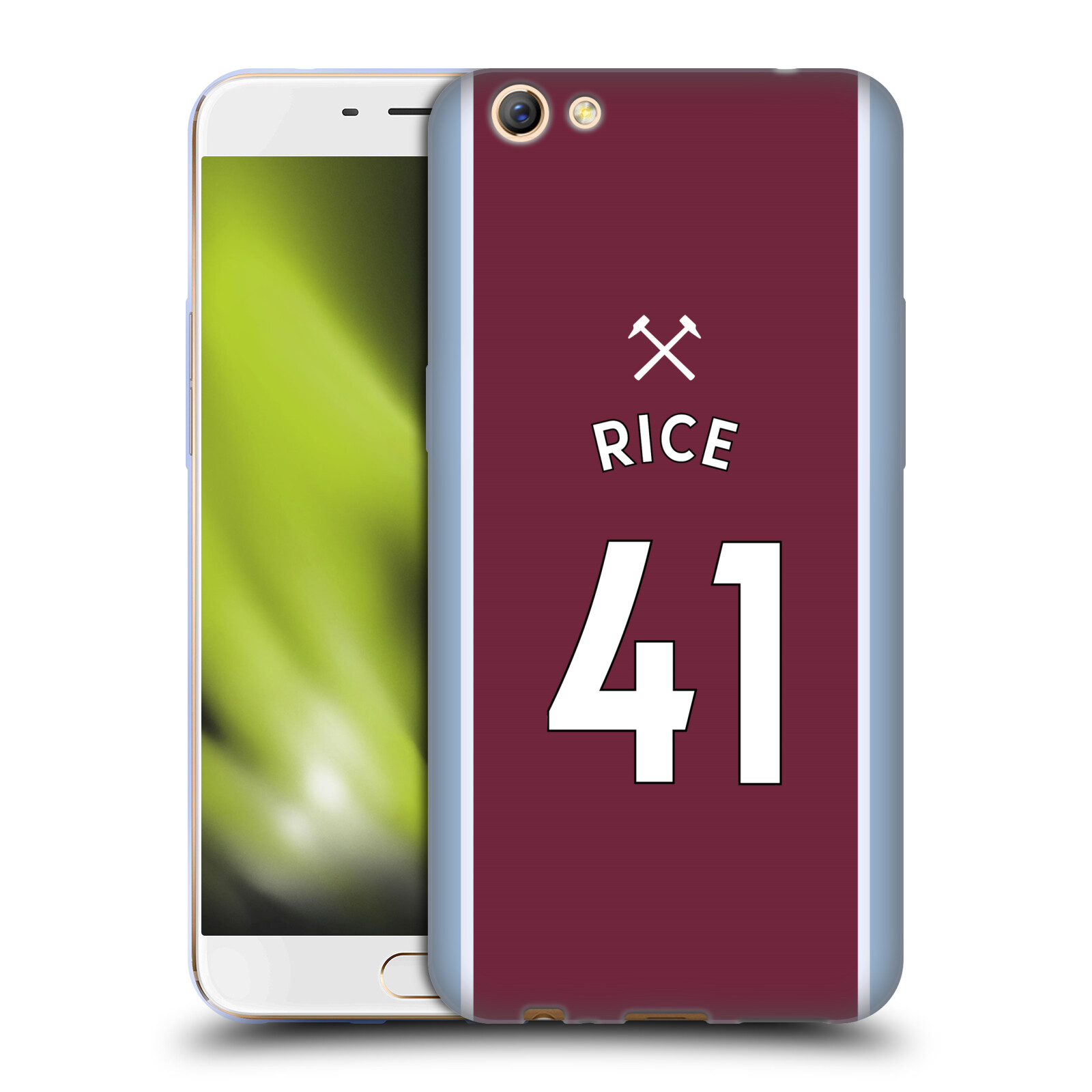 OFFICIAL WEST HAM UNITED FC 2021/22 PLAYERS HOME KIT GEL CASE FOR OPPO PHONES - 第 13/18 張圖片
