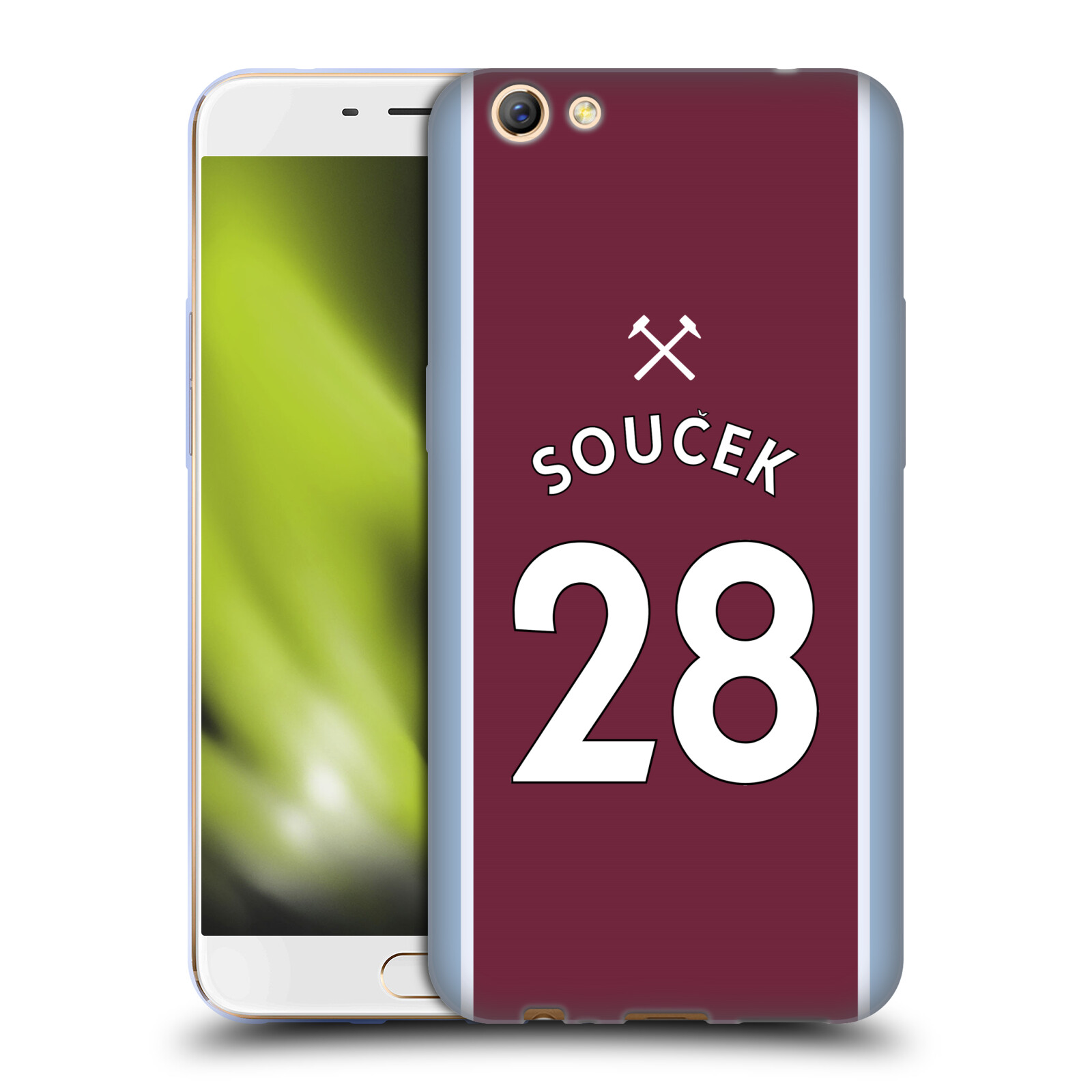 OFFICIAL WEST HAM UNITED FC 2021/22 PLAYERS HOME KIT GEL CASE FOR OPPO PHONES - 第 17/18 張圖片