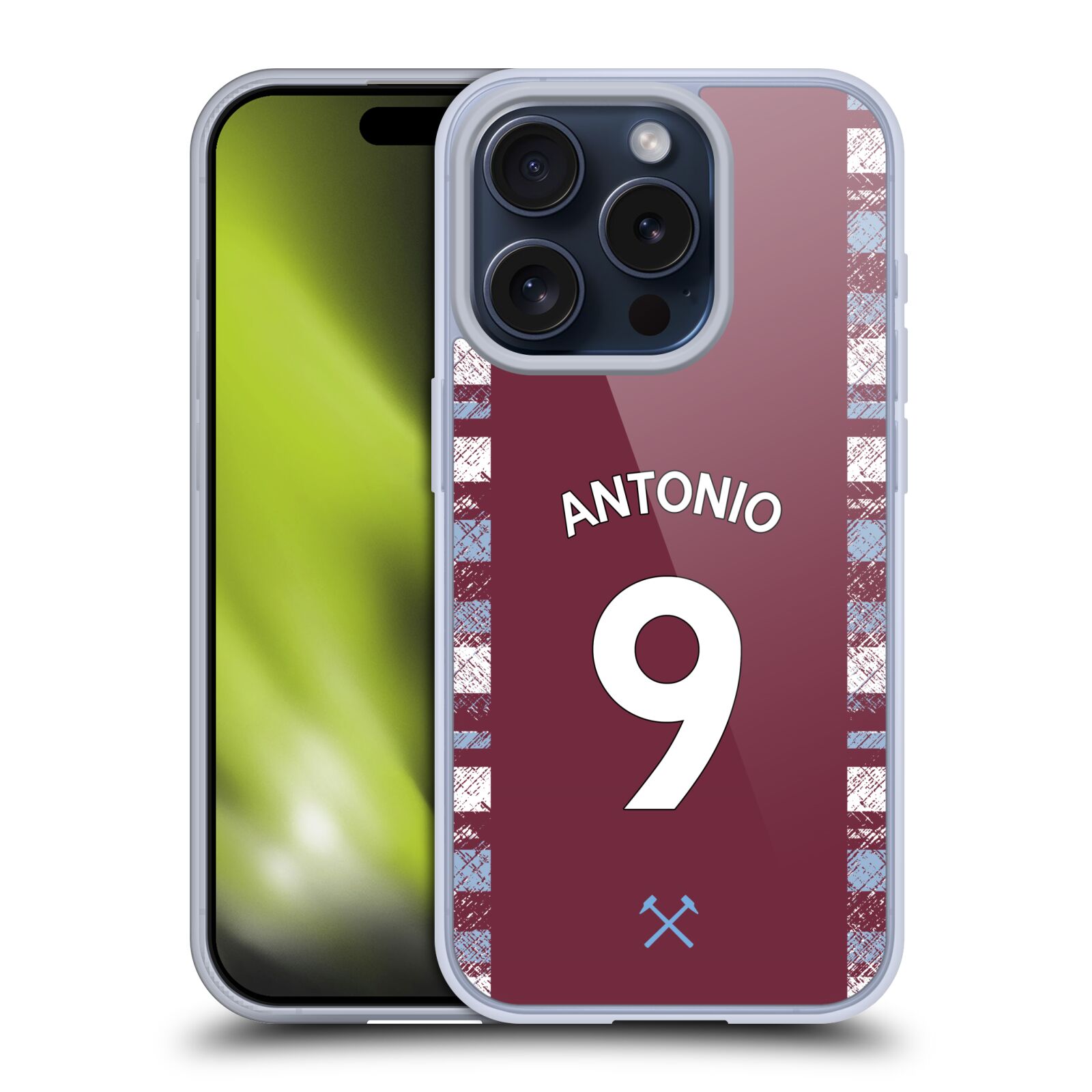 WEST HAM UNITED FC 2022/23 SPIELER HOME KIT GEL HÜLLE FÜR APPLE iPHONE HANDYS - Bild 11 von 13