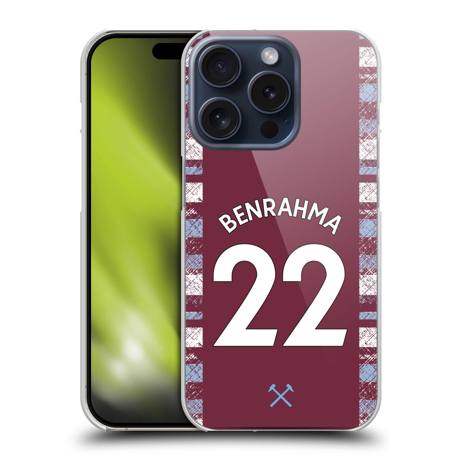 WEST HAM UNITED FC 2022/23 PLAYERS HOME KIT BACK CASE FOR APPLE iPHONE PHONES - 第 12/13 張圖片