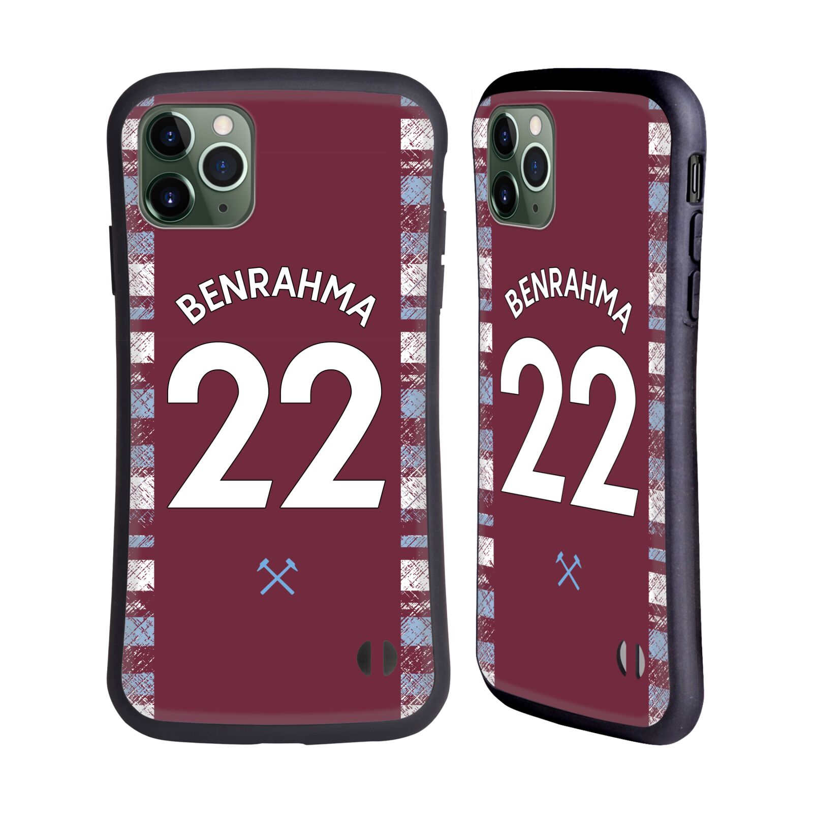 WEST HAM UNITED FC 2022/23 PLAYERS HOME KIT HYBRID CASE FOR APPLE iPHONES PHONES - 第 12/13 張圖片
