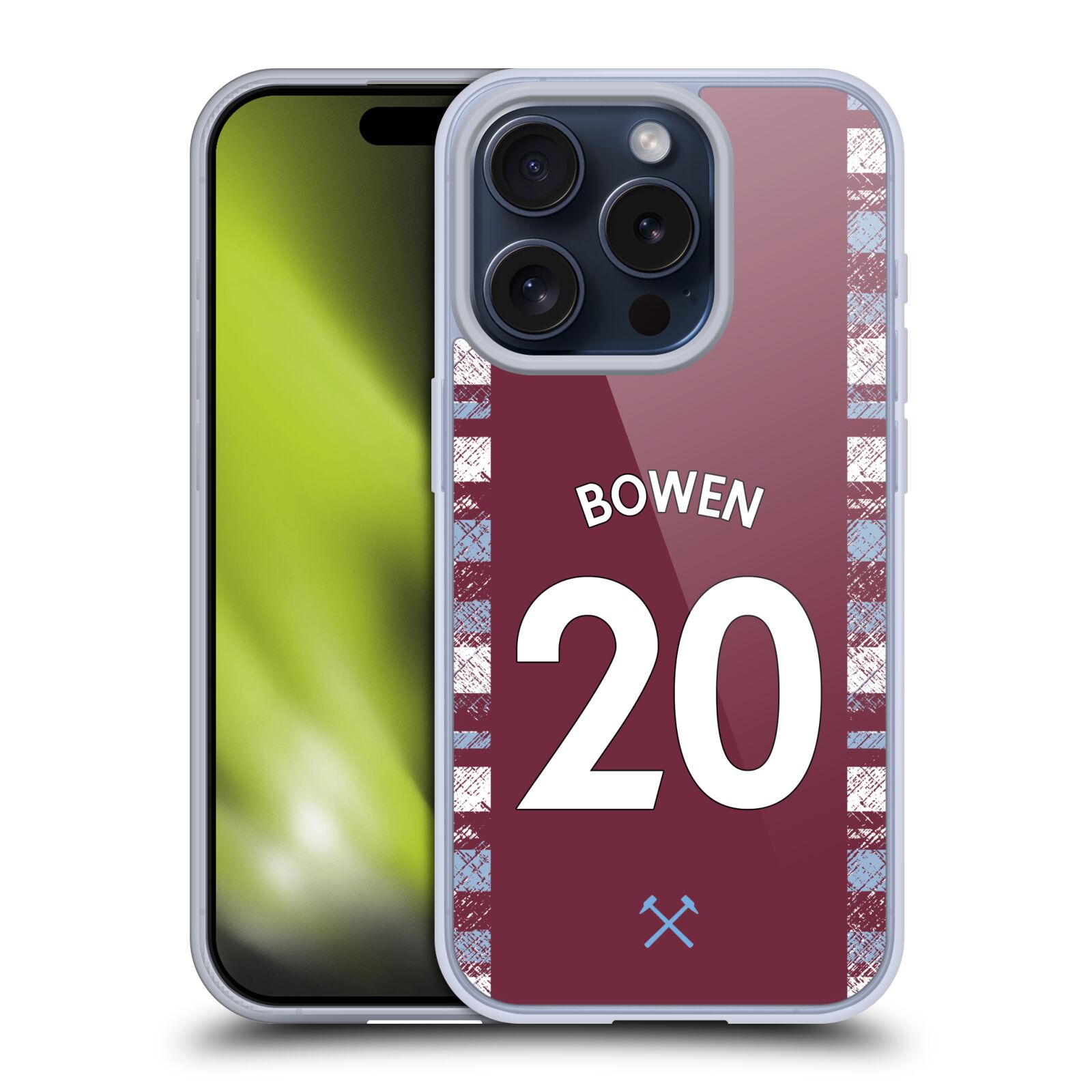 WEST HAM UNITED FC 2022/23 SPIELER HOME KIT GEL HÜLLE FÜR APPLE iPHONE HANDYS - Bild 10 von 13