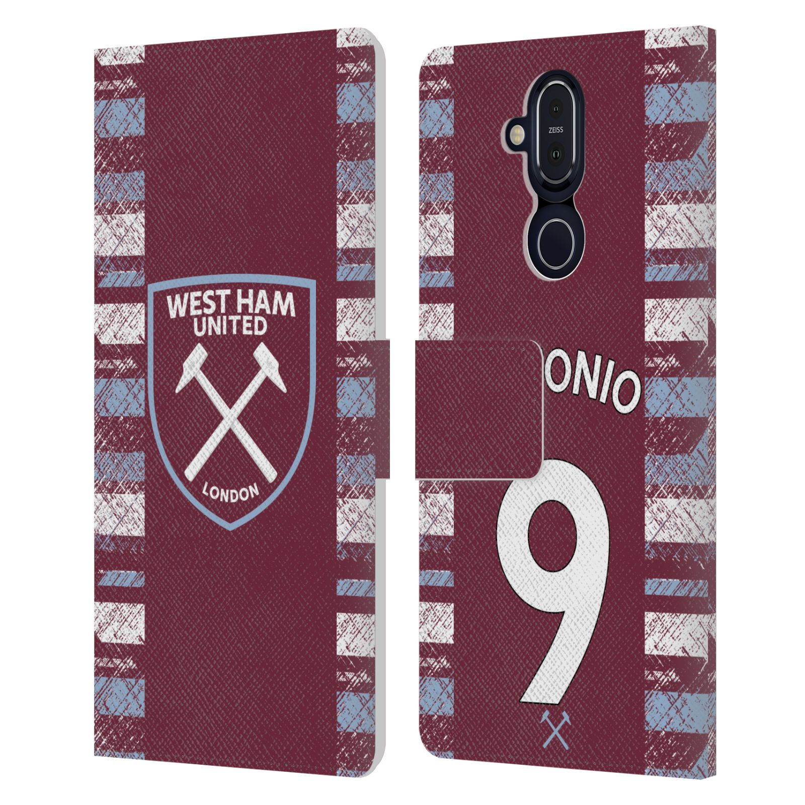 WEST HAM UNITED FC 2022/23 PLAYERS HOME KIT LEATHER BOOK CASE FOR NOKIA PHONES - Picture 10 of 12