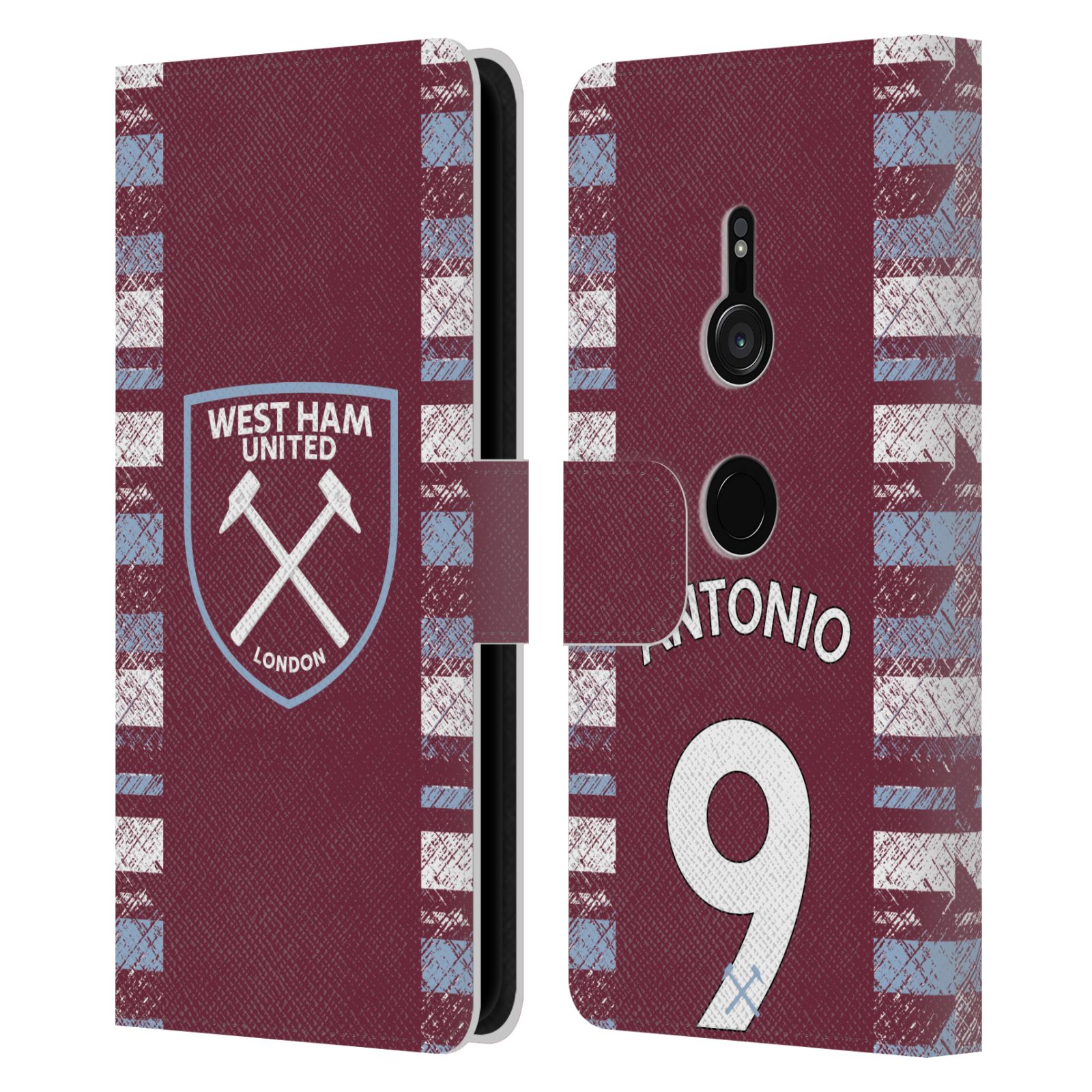 WEST HAM UNITED FC 2022/23 PLAYERS HOME KIT LEATHER BOOK CASE FOR SONY PHONES 1 - 第 10/12 張圖片