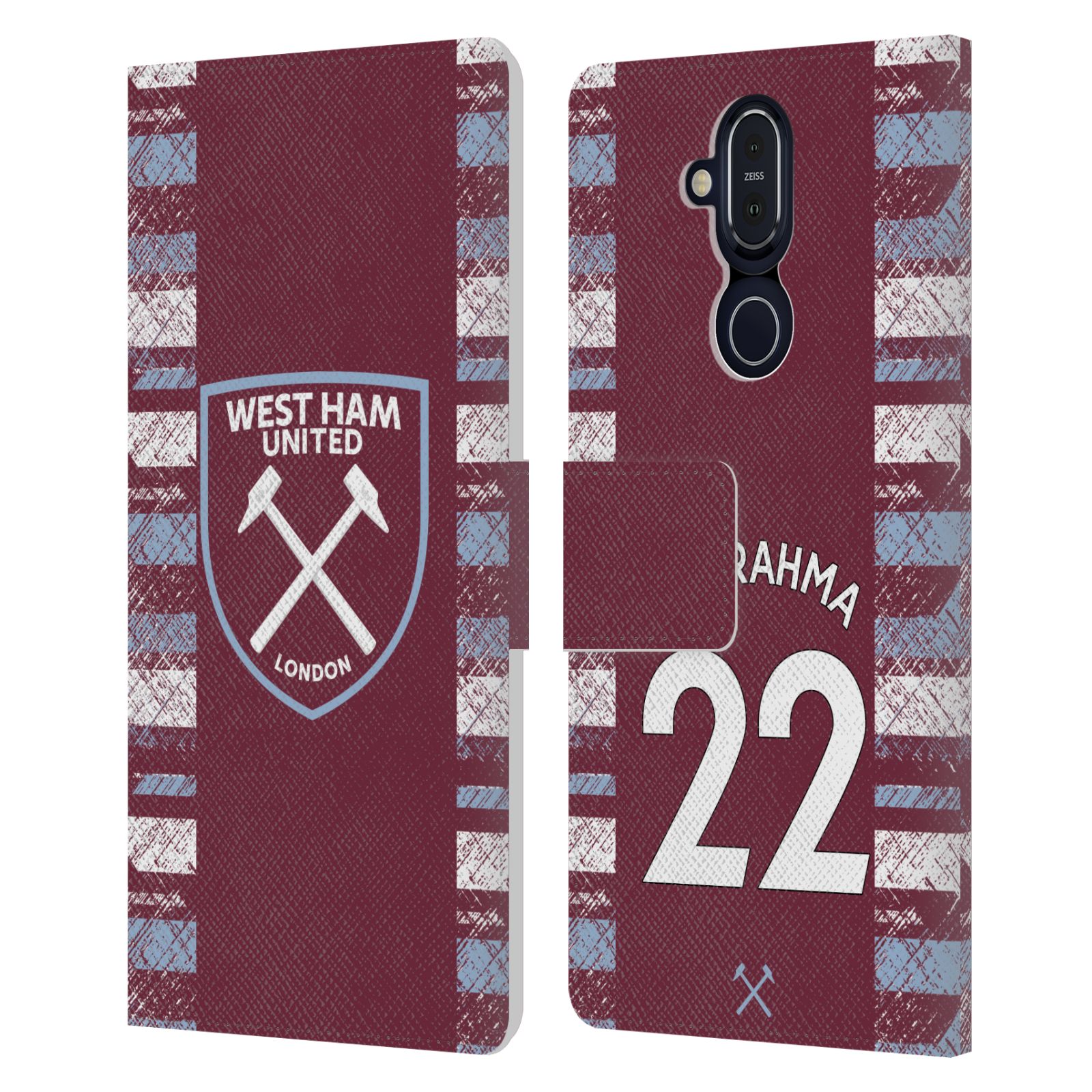 WEST HAM UNITED FC 2022/23 PLAYERS HOME KIT LEATHER BOOK CASE FOR NOKIA PHONES - Picture 11 of 12