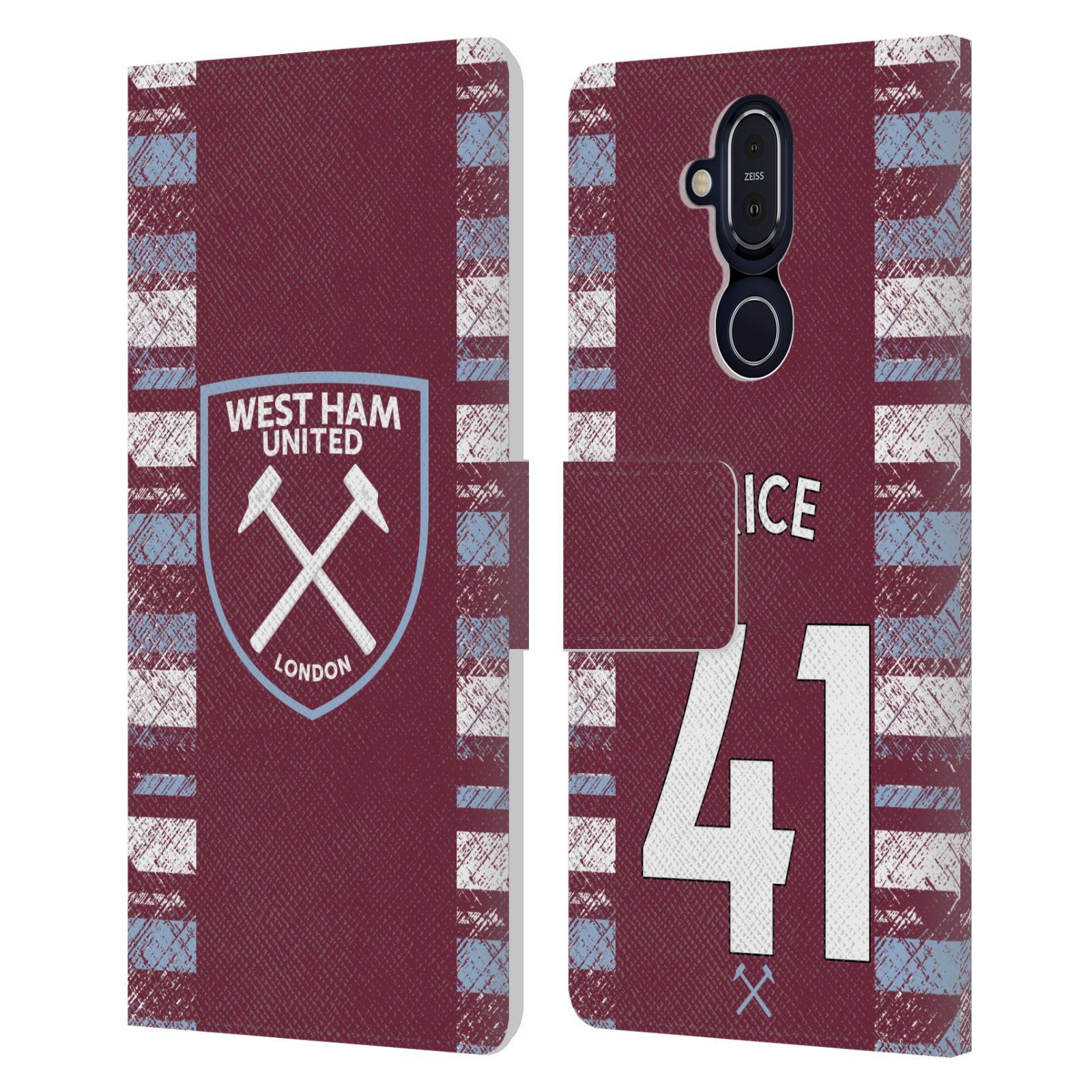 WEST HAM UNITED FC 2022/23 PLAYERS HOME KIT LEATHER BOOK CASE FOR NOKIA PHONES - Picture 7 of 12