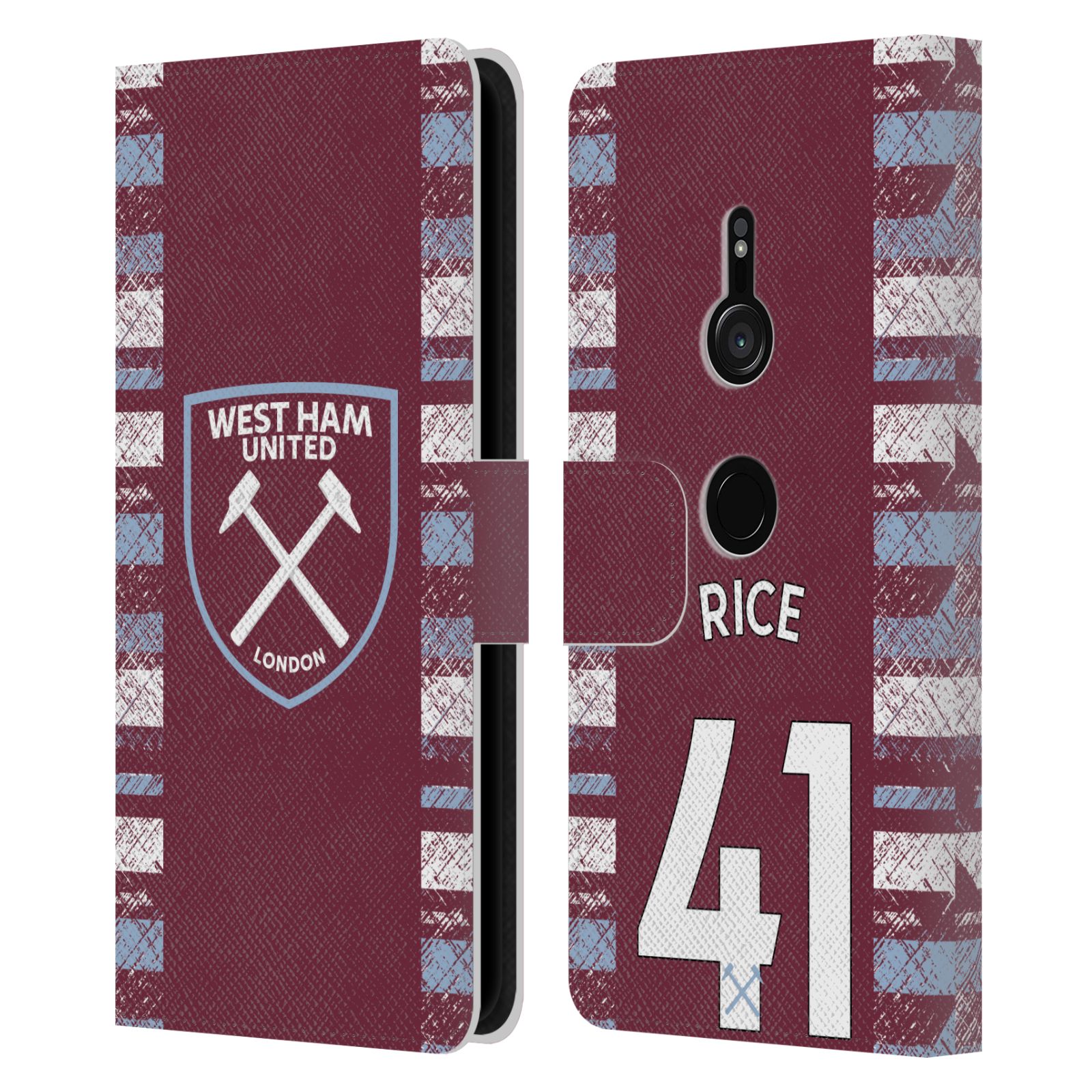 WEST HAM UNITED FC 2022/23 PLAYERS HOME KIT LEATHER BOOK CASE FOR SONY PHONES 1 - 第 7/12 張圖片