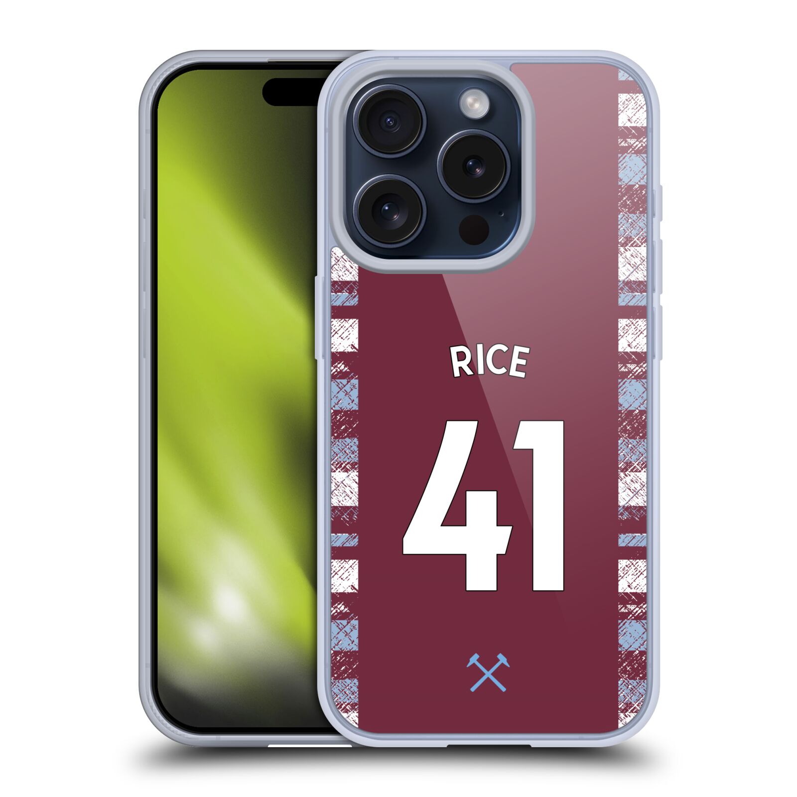 WEST HAM UNITED FC 2022/23 SPIELER HOME KIT GEL HÜLLE FÜR APPLE iPHONE HANDYS - Bild 8 von 13