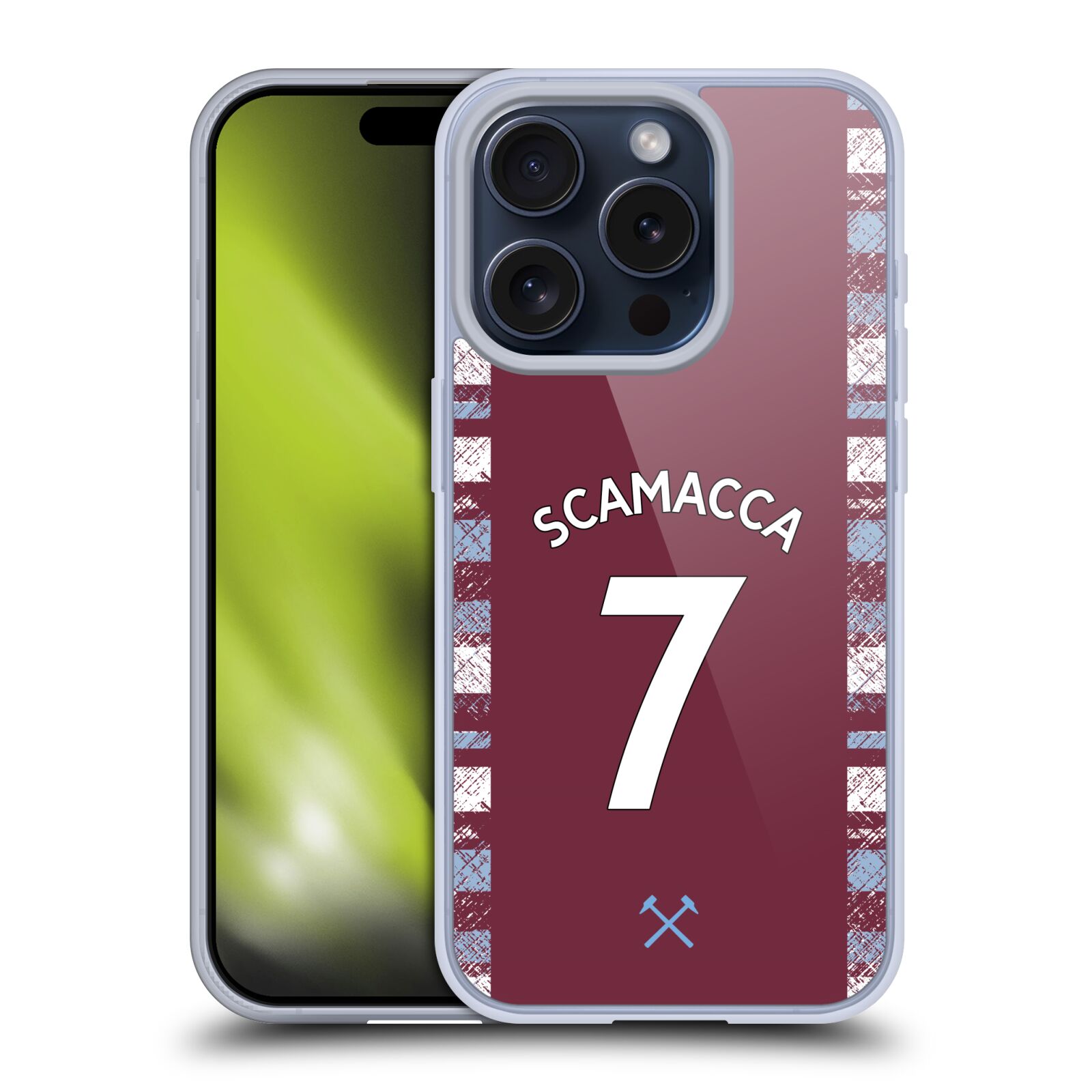 WEST HAM UNITED FC 2022/23 SPIELER HOME KIT GEL HÜLLE FÜR APPLE iPHONE HANDYS - Bild 9 von 13