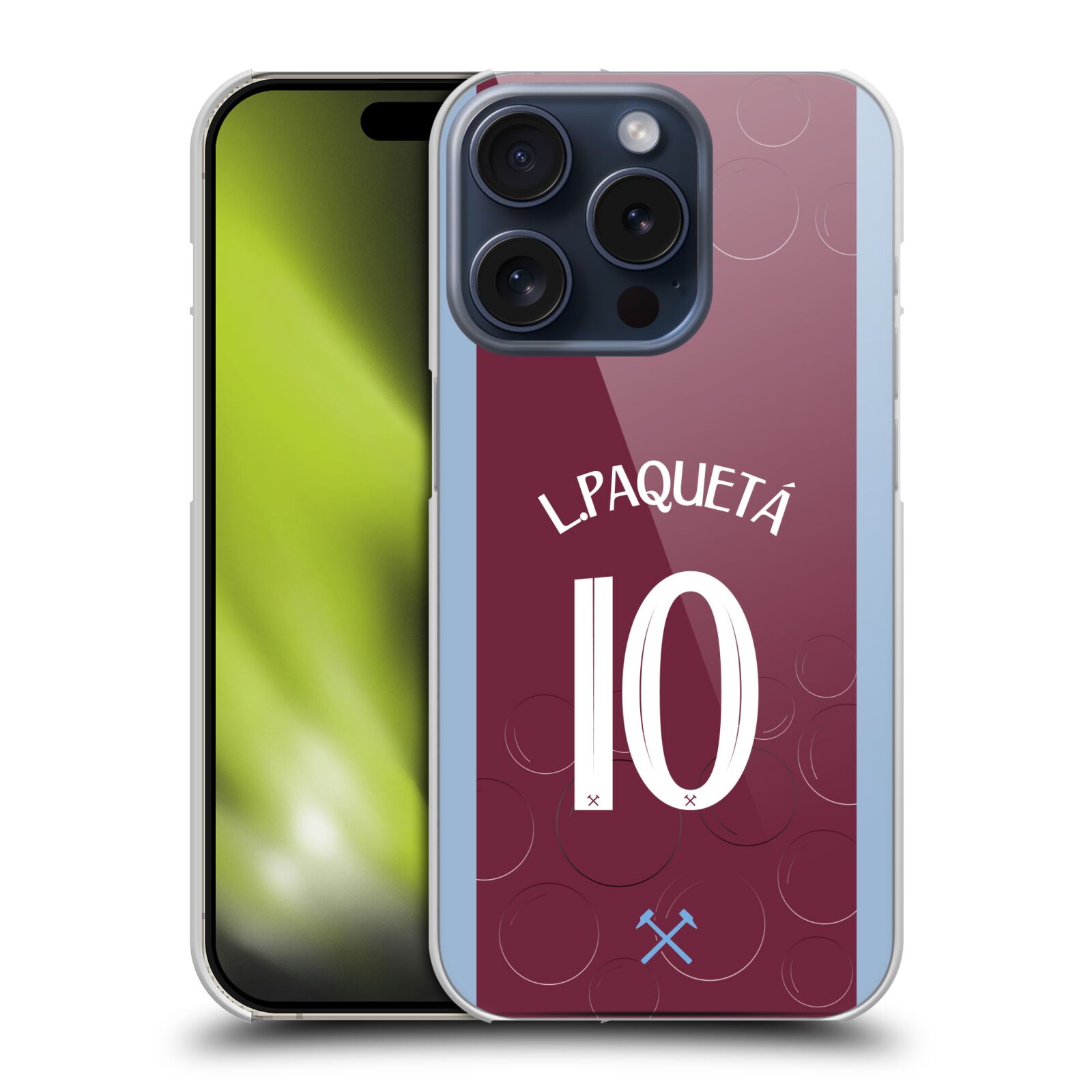 WEST HAM UNITED FC 2023/24 PLAYERS HOME KIT BACK CASE FOR APPLE iPHONE PHONES - Picture 10 of 12