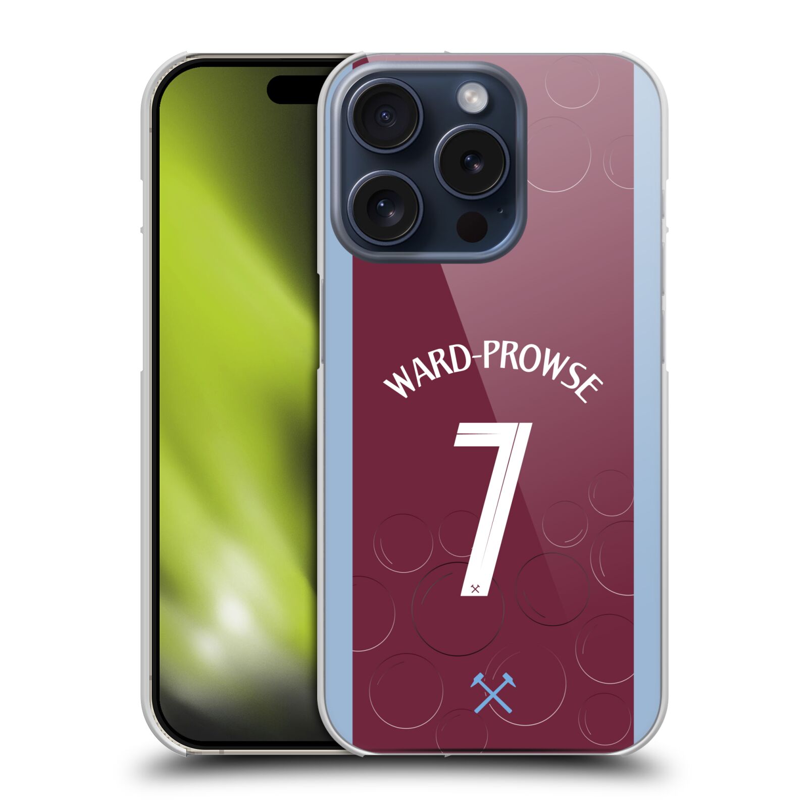 WEST HAM UNITED FC 2023/24 PLAYERS HOME KIT BACK CASE FOR APPLE iPHONE PHONES - Picture 8 of 12
