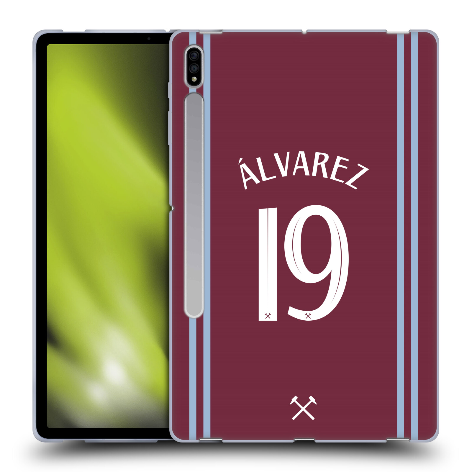 WEST HAM UNITED FC 2024/25 PLAYERS HOME KIT SOFT GEL CASE FOR SAMSUNG TABLETS 1 - Picture 8 of 13
