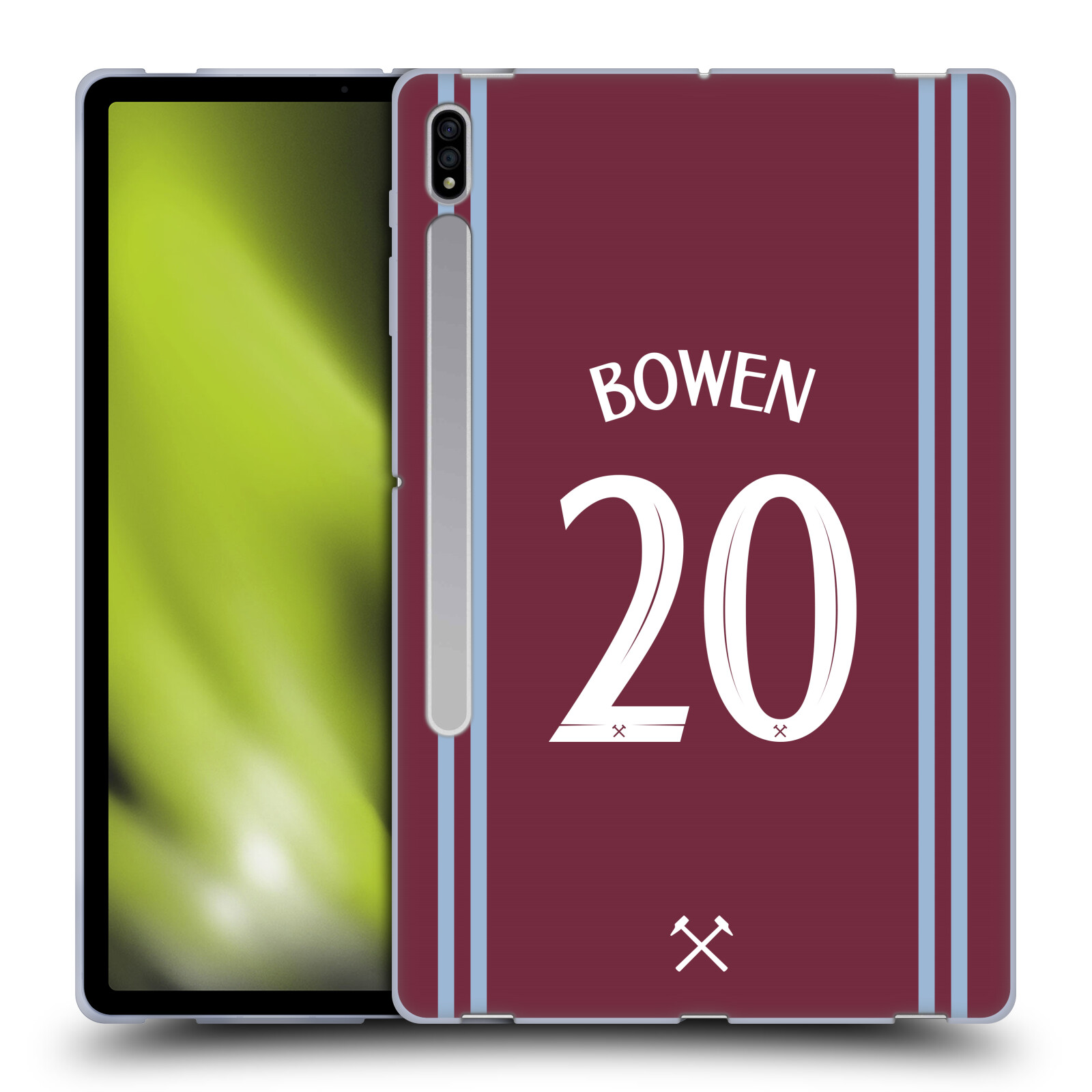 WEST HAM UNITED FC 2024/25 PLAYERS HOME KIT SOFT GEL CASE FOR SAMSUNG TABLETS 1 - Picture 10 of 13