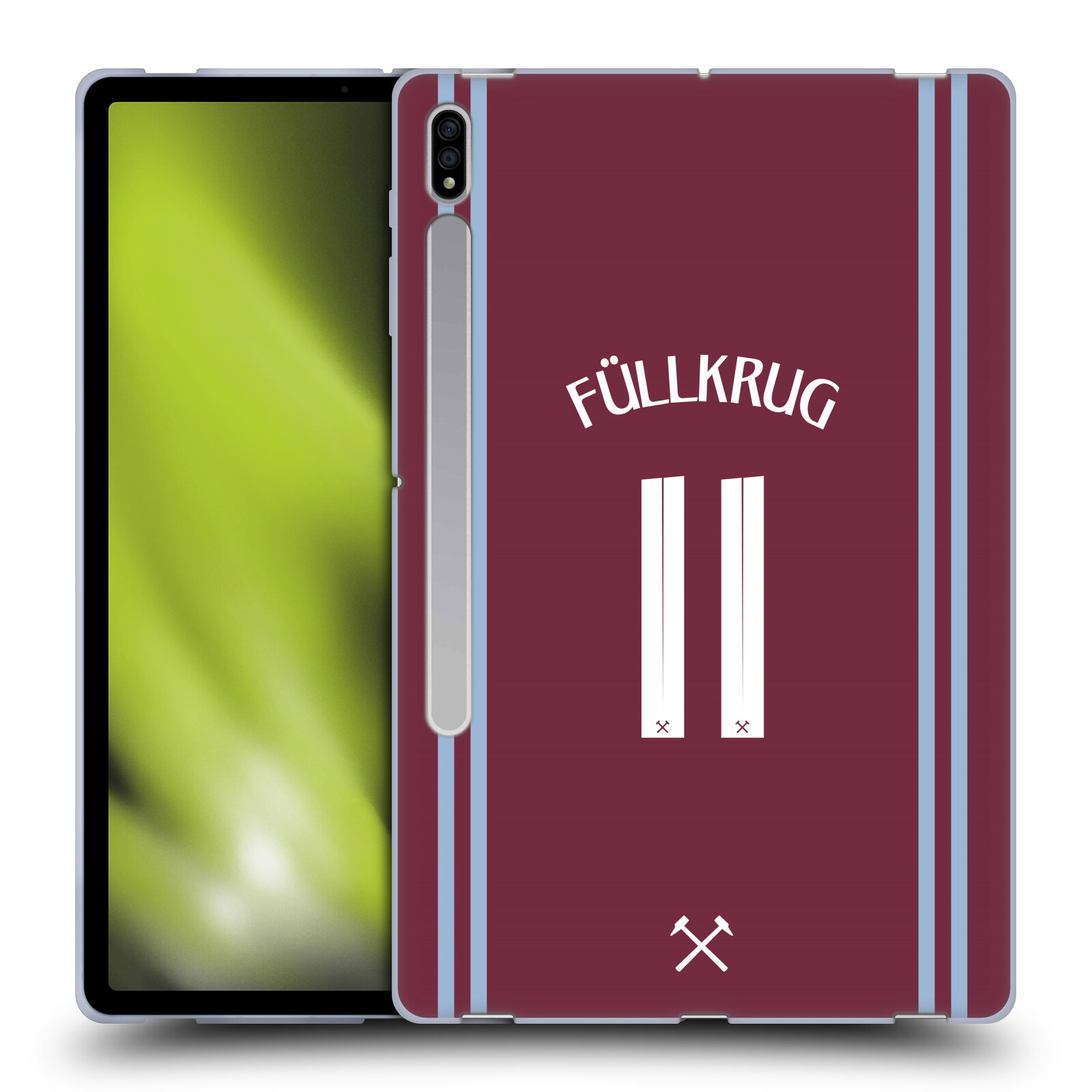 WEST HAM UNITED FC 2024/25 PLAYERS HOME KIT SOFT GEL CASE FOR SAMSUNG TABLETS 1 - Picture 13 of 13
