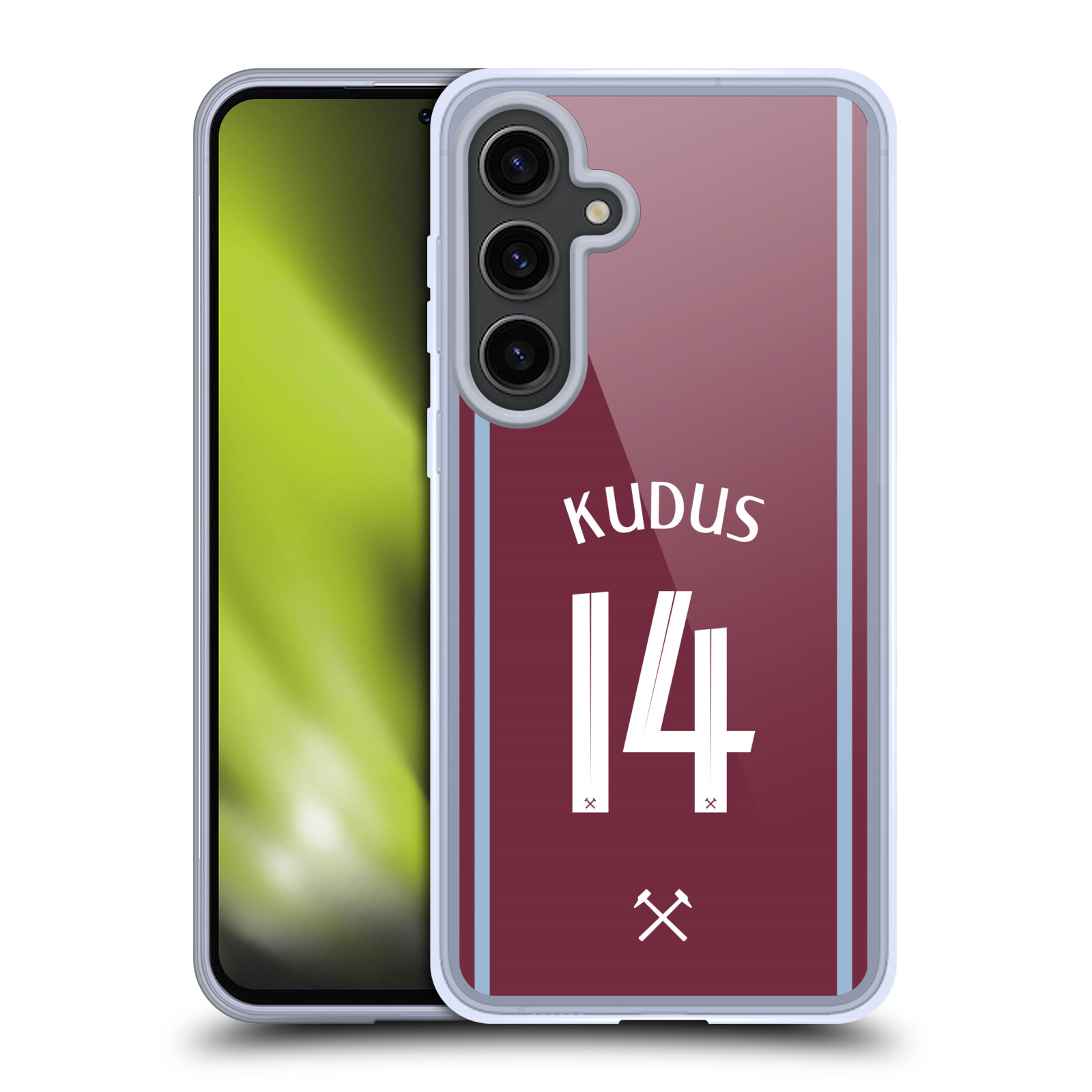 WEST HAM UNITED FC 2024/25 PLAYERS HOME KIT GEL CASE COMPATIBLE SAMSUNG/MAGSAFE - 第 15/16 張圖片