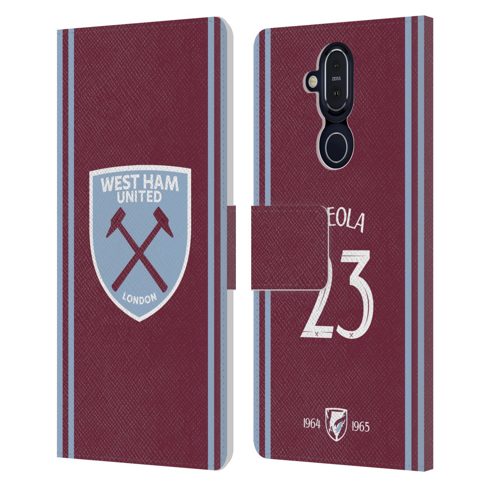 WEST HAM UNITED FC 2024/25 PLAYERS HOME KIT LEATHER BOOK CASE FOR NOKIA PHONES - Picture 8 of 15