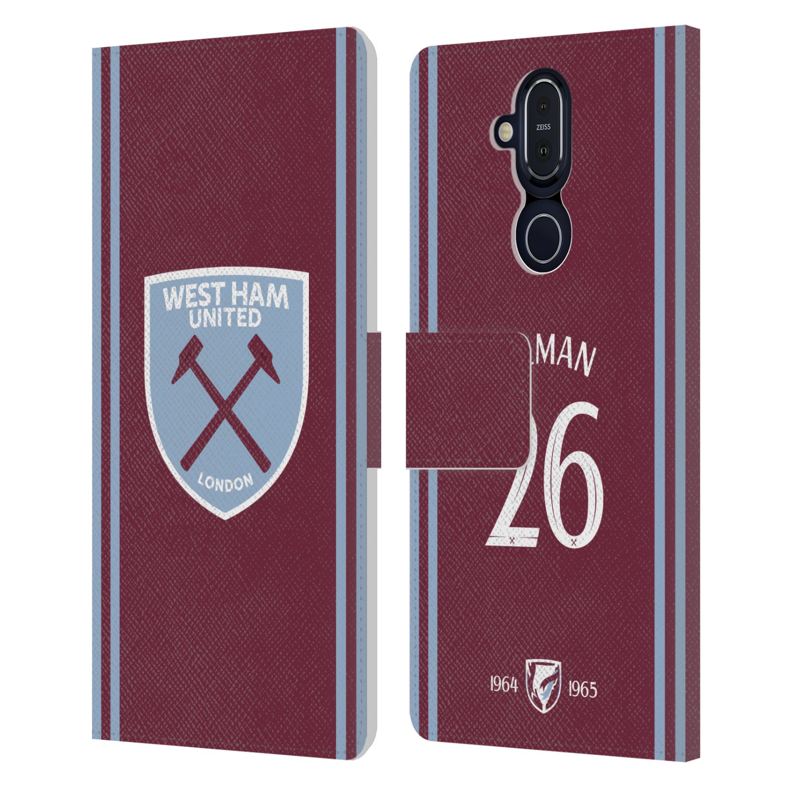 WEST HAM UNITED FC 2024/25 PLAYERS HOME KIT LEATHER BOOK CASE FOR NOKIA PHONES - Picture 13 of 15