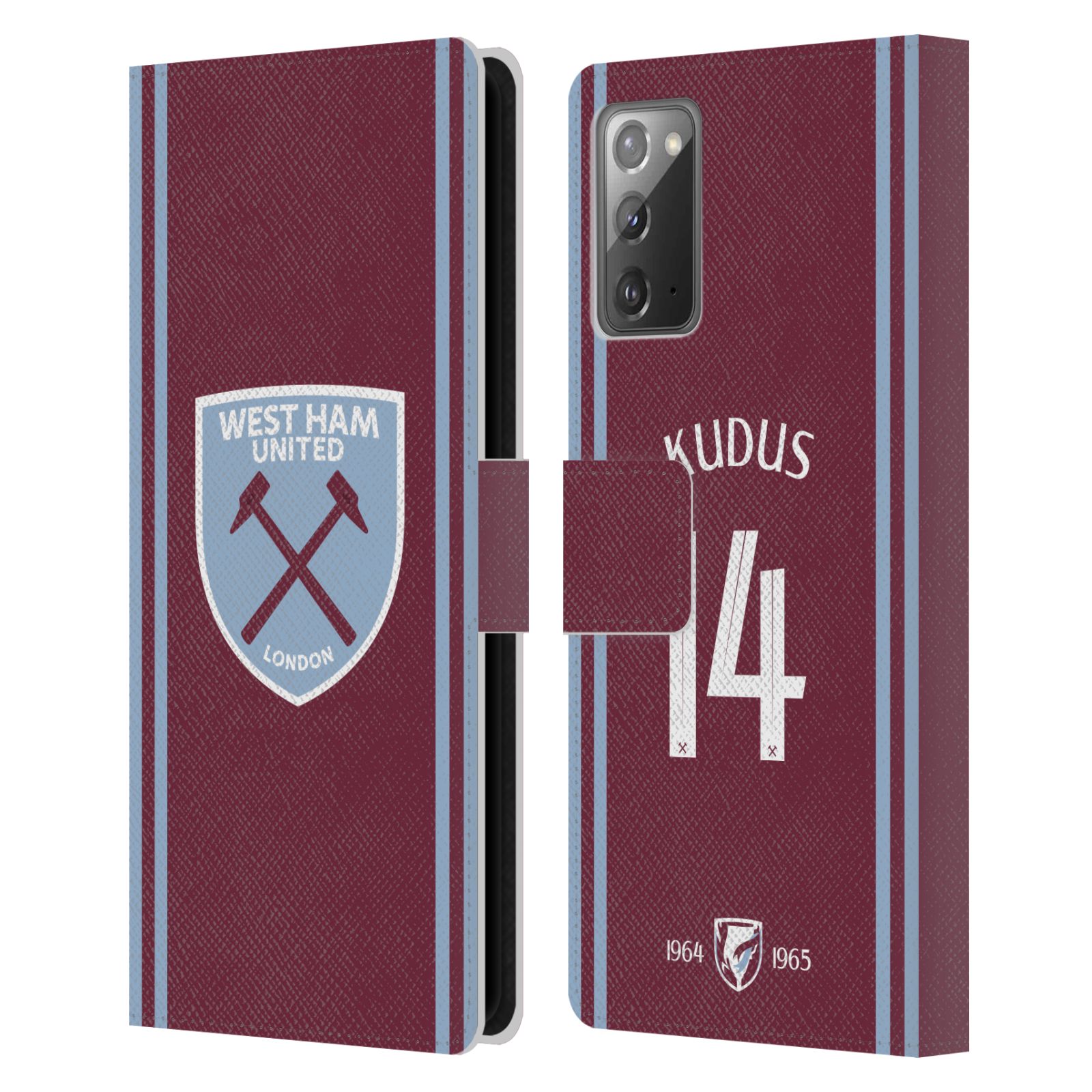 WEST HAM UNITED FC 2024/25 PLAYERS HOME KIT LEATHER BOOK CASE FOR SAMSUNG 2 - Picture 14 of 15