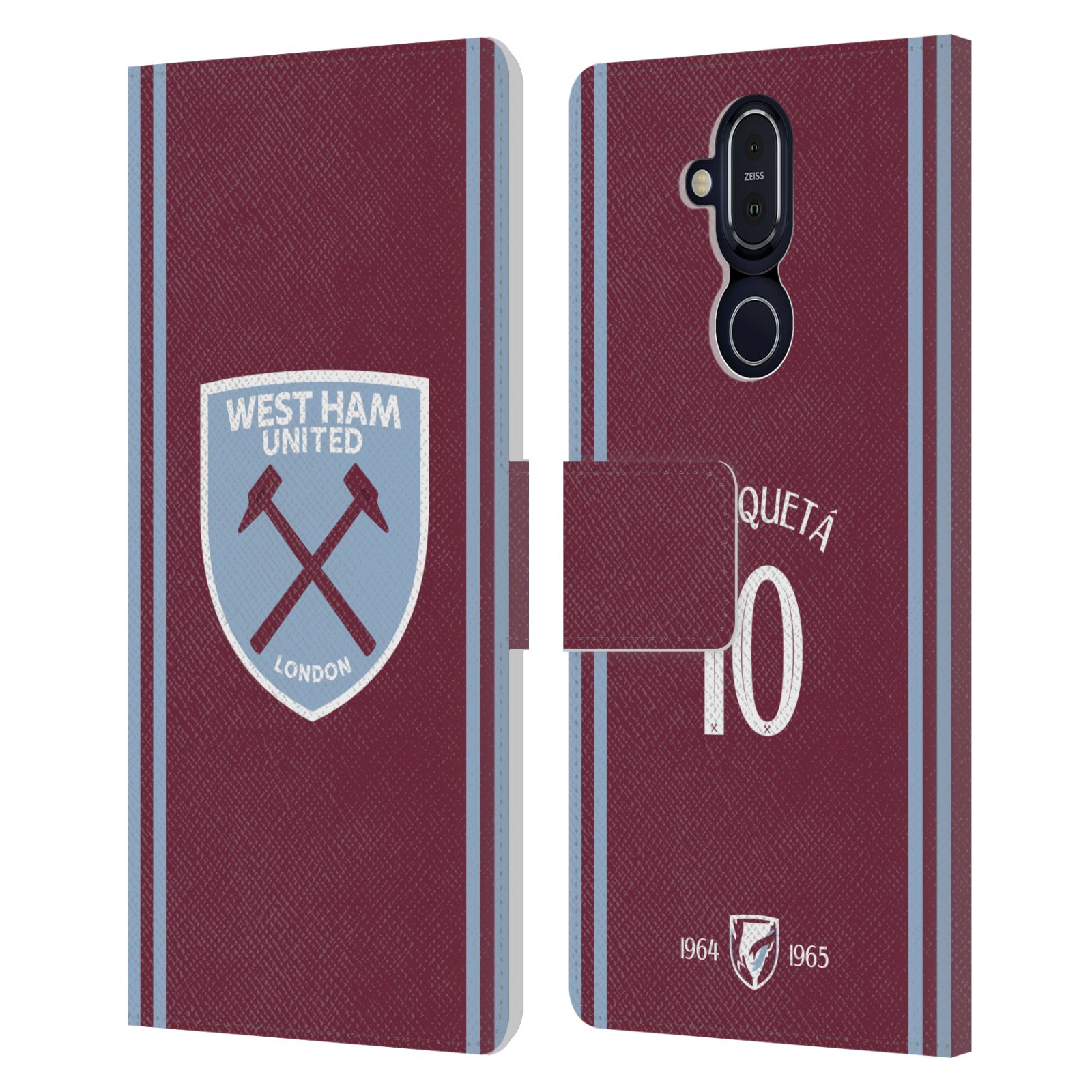 WEST HAM UNITED FC 2024/25 PLAYERS HOME KIT LEATHER BOOK CASE FOR NOKIA PHONES - Picture 12 of 15