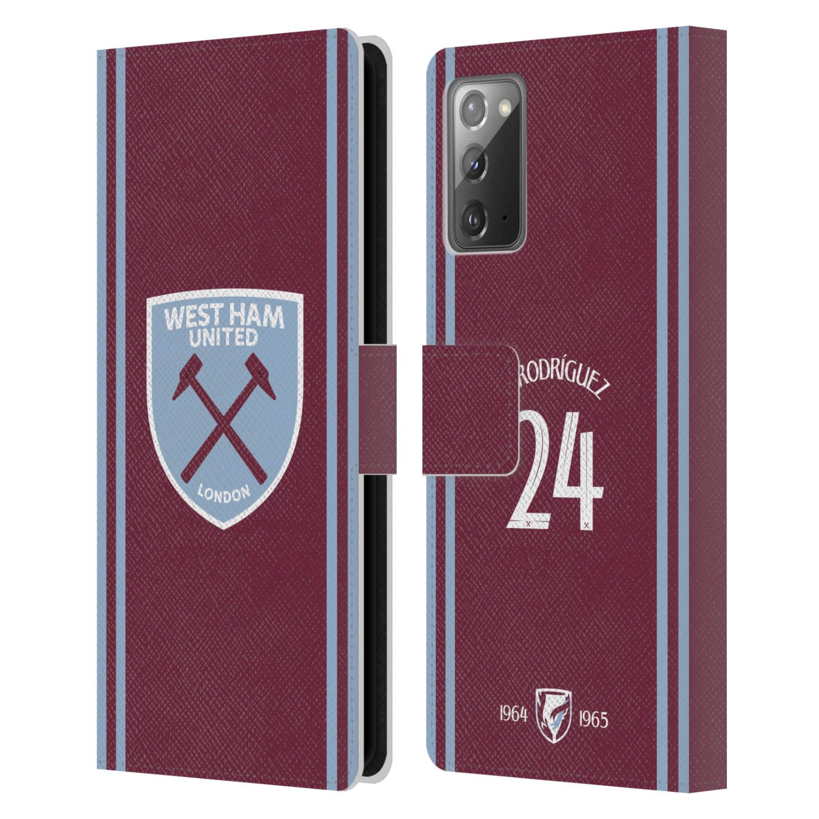 WEST HAM UNITED FC 2024/25 PLAYERS HOME KIT LEATHER BOOK CASE FOR SAMSUNG 2 - Picture 10 of 15