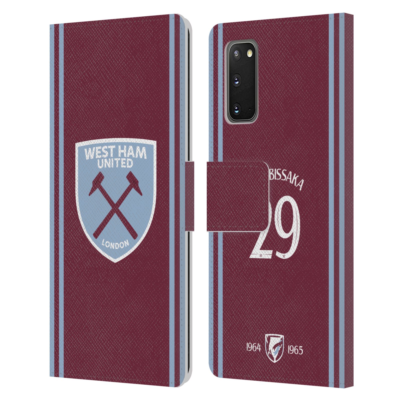WEST HAM UNITED FC 2024/25 PLAYERS HOME KIT LEATHER BOOK CASE FOR SAMSUNG 1