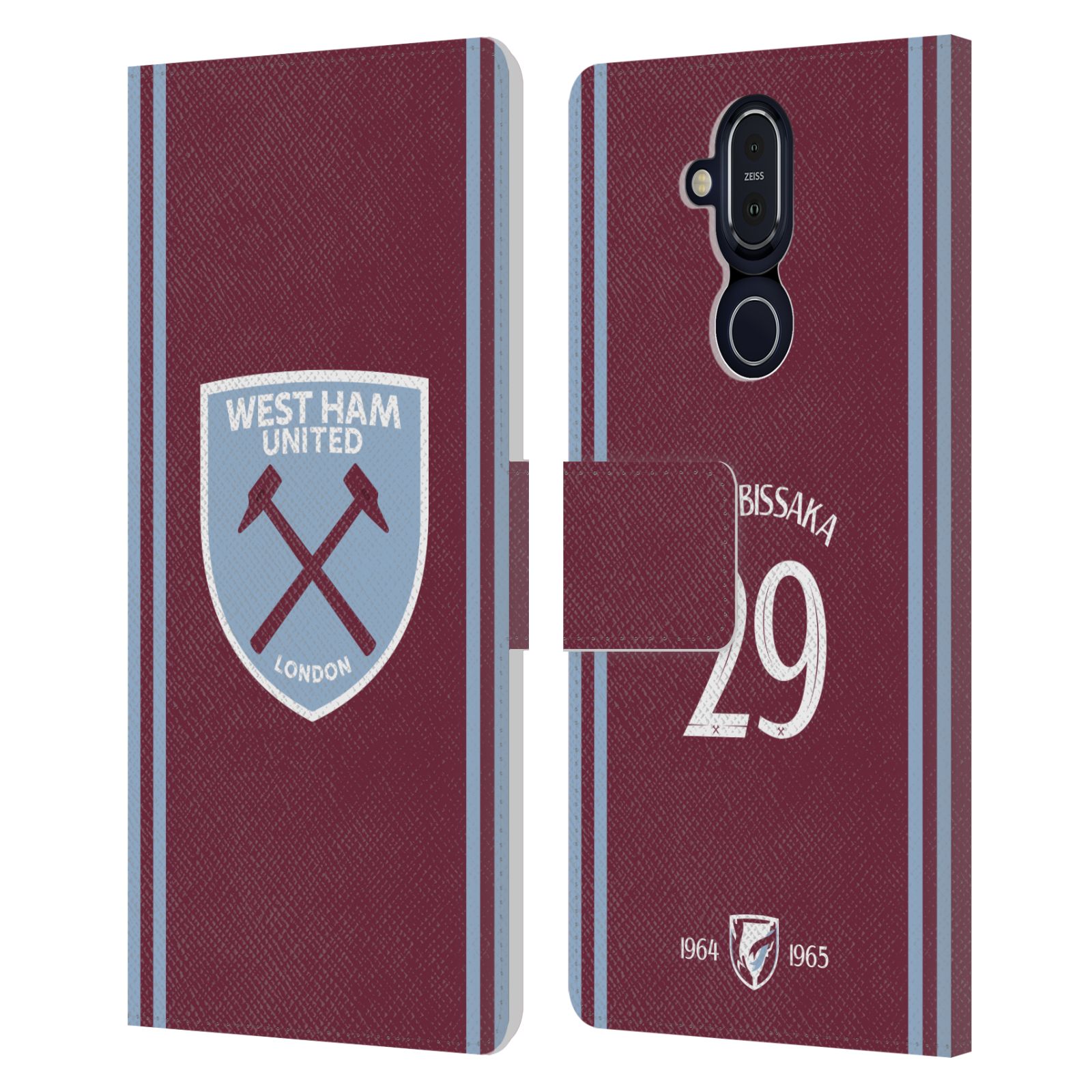 WEST HAM UNITED FC 2024/25 PLAYERS HOME KIT LEATHER BOOK CASE FOR NOKIA PHONES - Picture 7 of 15
