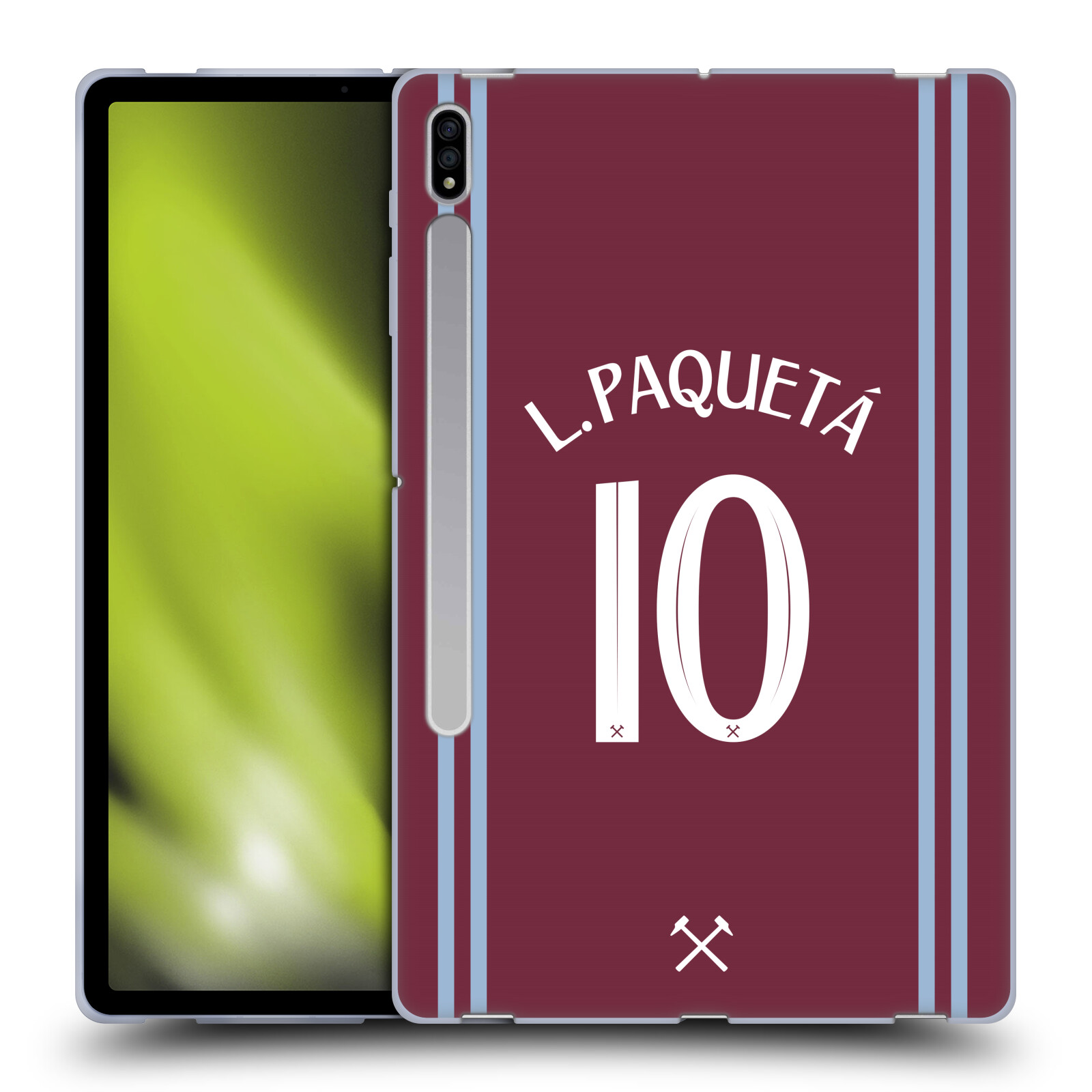 WEST HAM UNITED FC 2024/25 PLAYERS HOME KIT SOFT GEL CASE FOR SAMSUNG TABLETS 1 - Picture 11 of 13