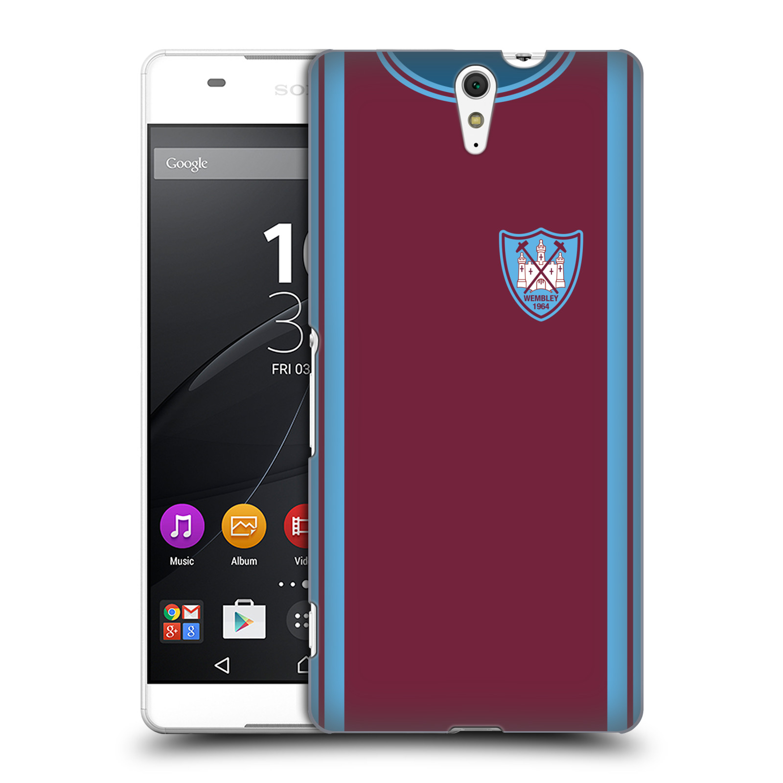 OFFICIAL WEST HAM UNITED FC RETRO KITS BACK CASE FOR SONY PHONES 2 - 第 8/12 張圖片
