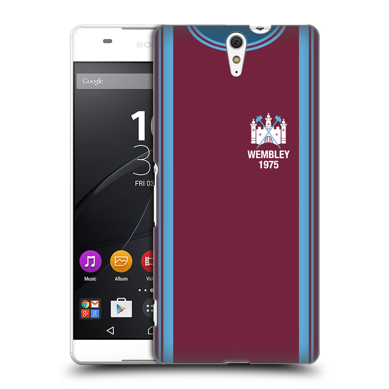 OFFICIAL WEST HAM UNITED FC RETRO KITS BACK CASE FOR SONY PHONES 2 - 第 9/12 張圖片