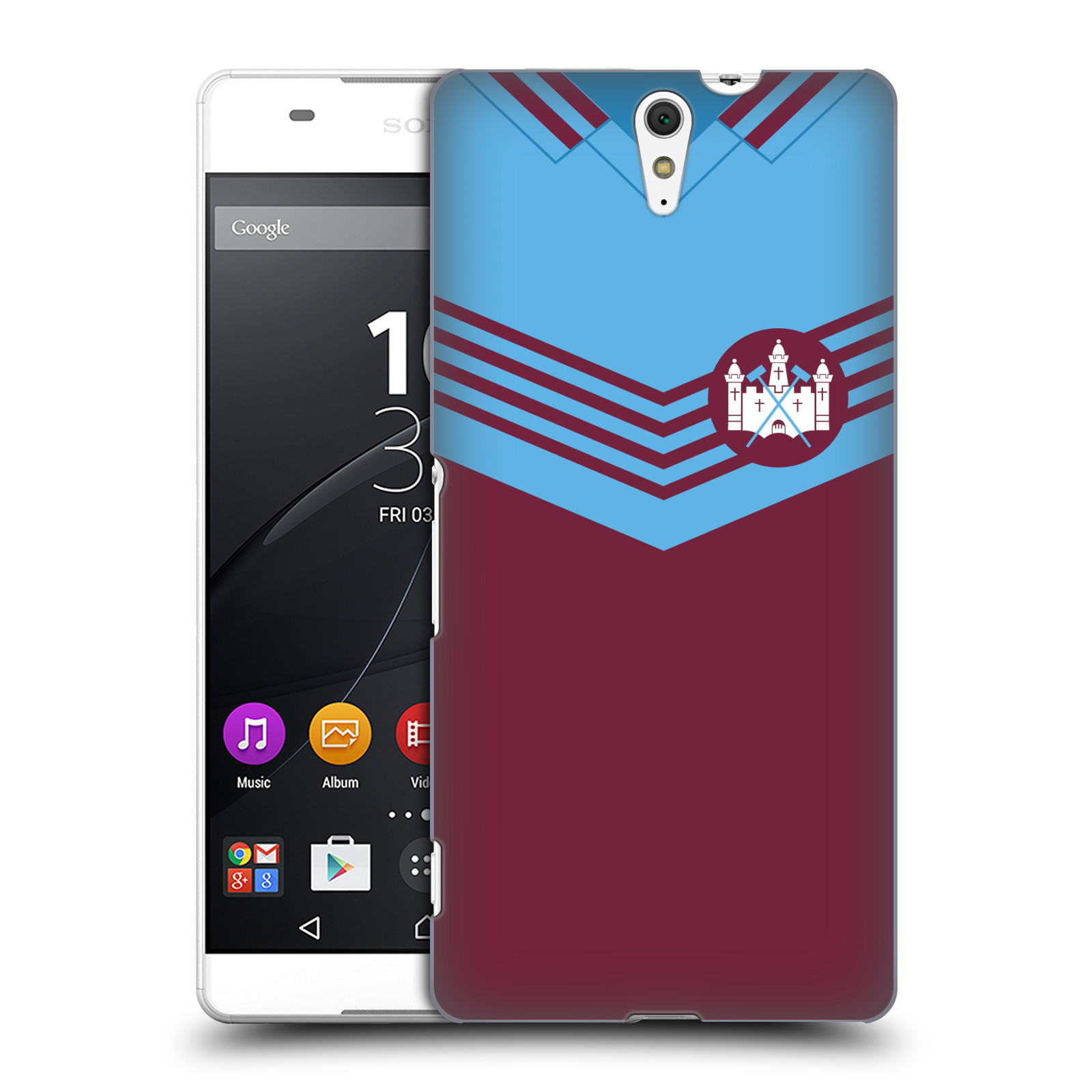 OFFICIAL WEST HAM UNITED FC RETRO KITS BACK CASE FOR SONY PHONES 2 - 第 10/12 張圖片