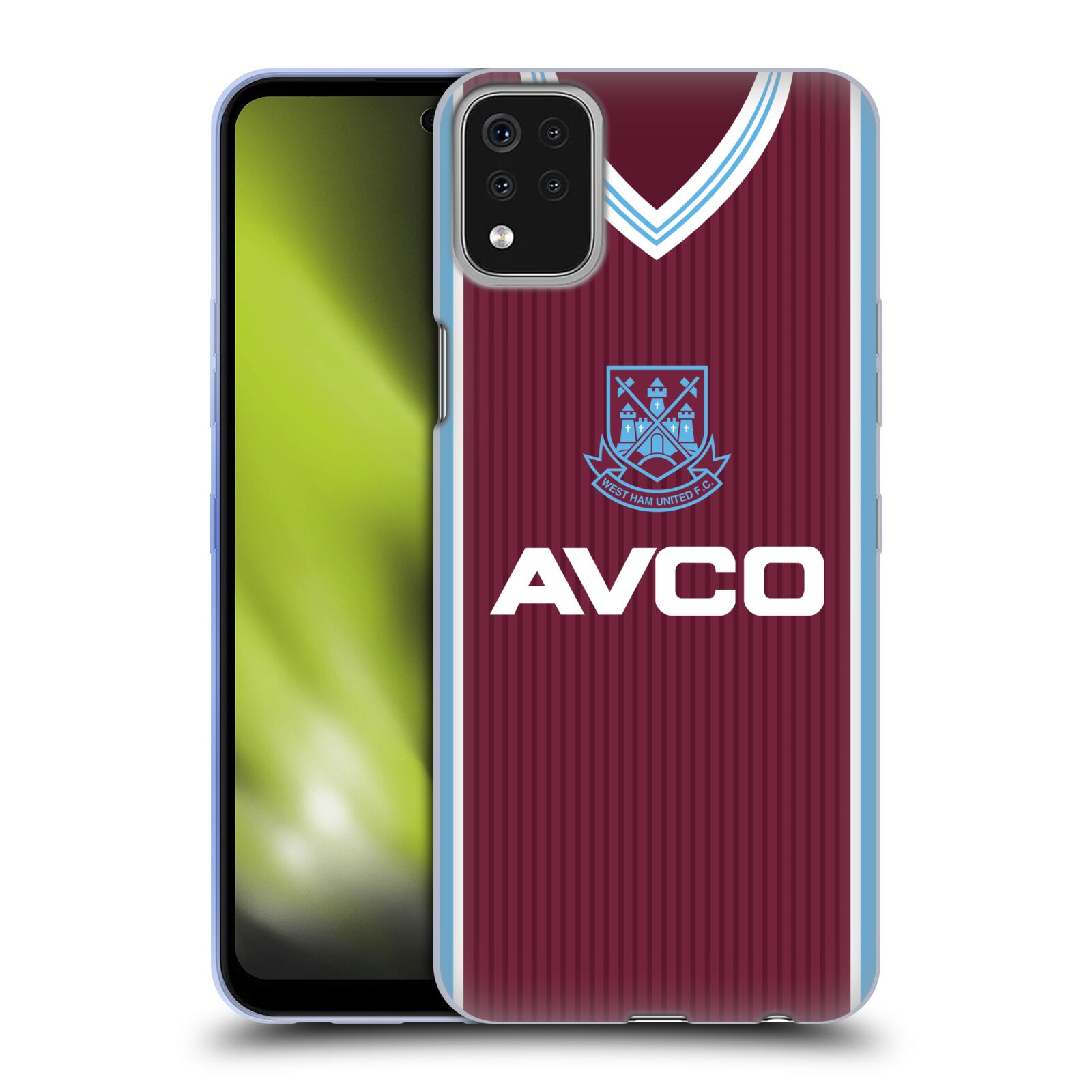 OFFICIAL WEST HAM UNITED FC RETRO KITS GEL CASE FOR LG PHONES 1 - Picture 8 of 8