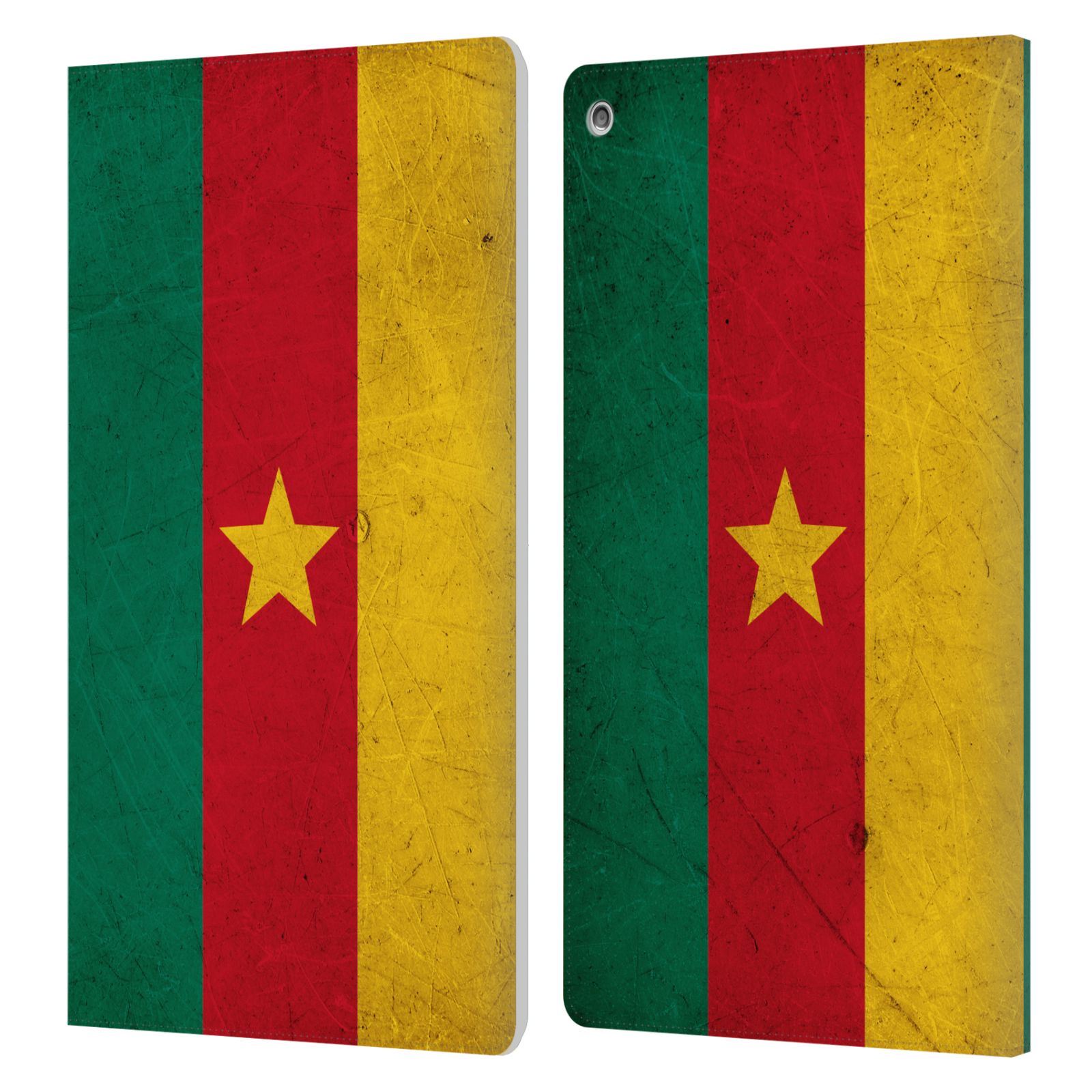 FUNDA BILLETERA HEAD CASE DESIGNS CON DIBUJO DE BANDERAS MUNDIALES LIBRO PARA AMAZON FIRE - Imagen 8 de 13