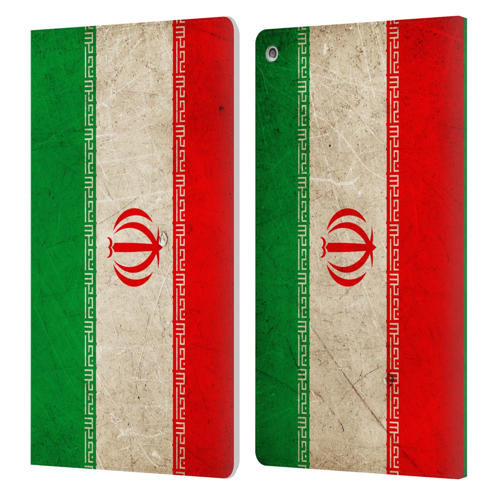 FUNDA BILLETERA HEAD CASE DESIGNS CON DIBUJO DE BANDERAS MUNDIALES LIBRO PARA AMAZON FIRE - Imagen 11 de 13