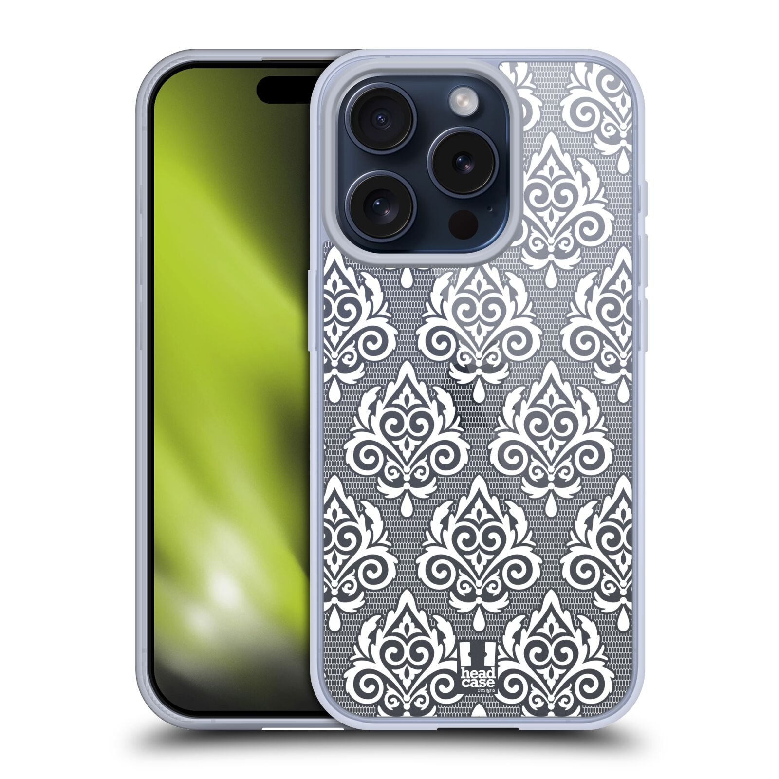 HEAD CASE DESIGNS WHITE LACE PRINTS SOFT GEL CASE FOR APPLE iPHONE PHONES - Picture 8 of 12