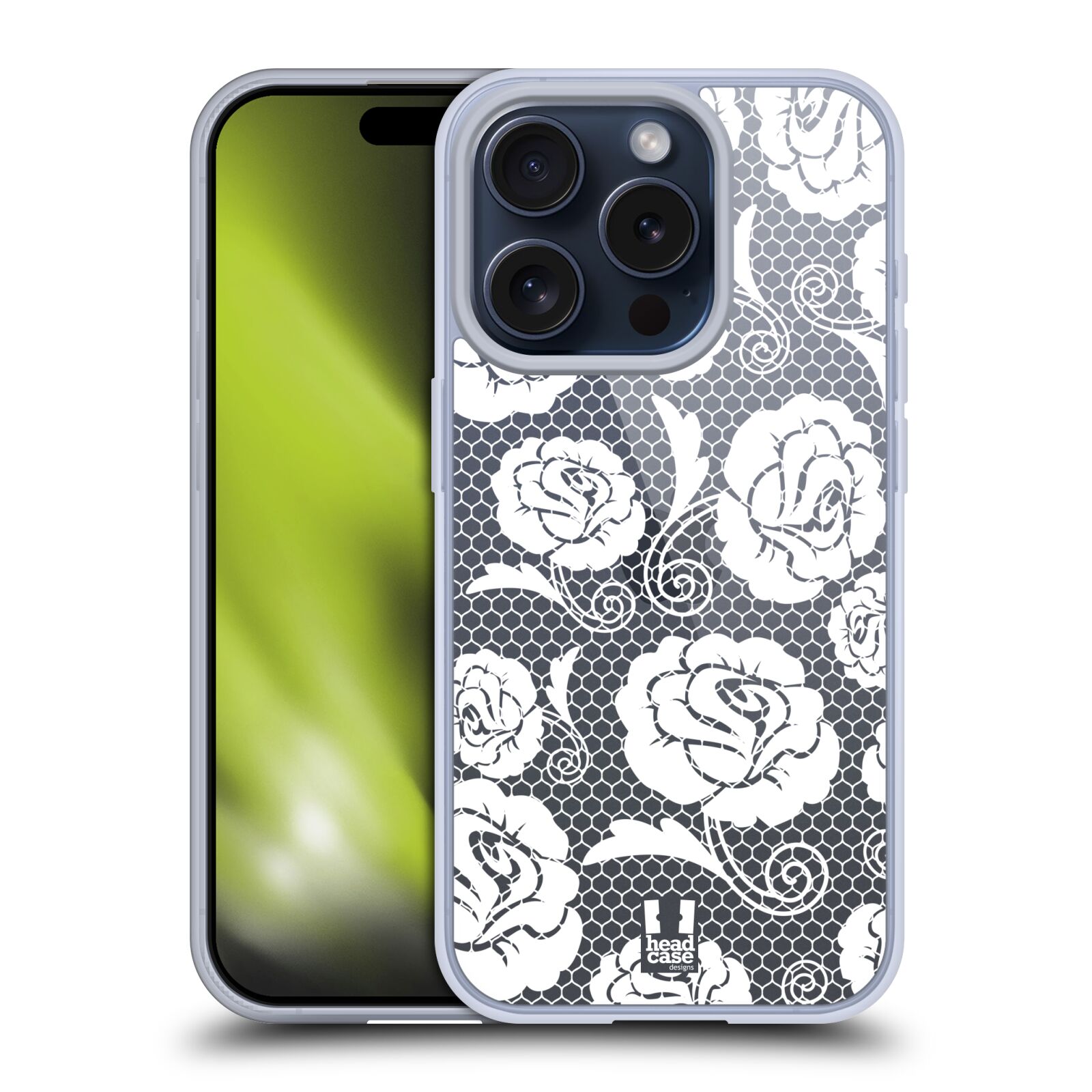 HEAD CASE DESIGNS WHITE LACE PRINTS SOFT GEL CASE FOR APPLE iPHONE PHONES - Picture 11 of 12