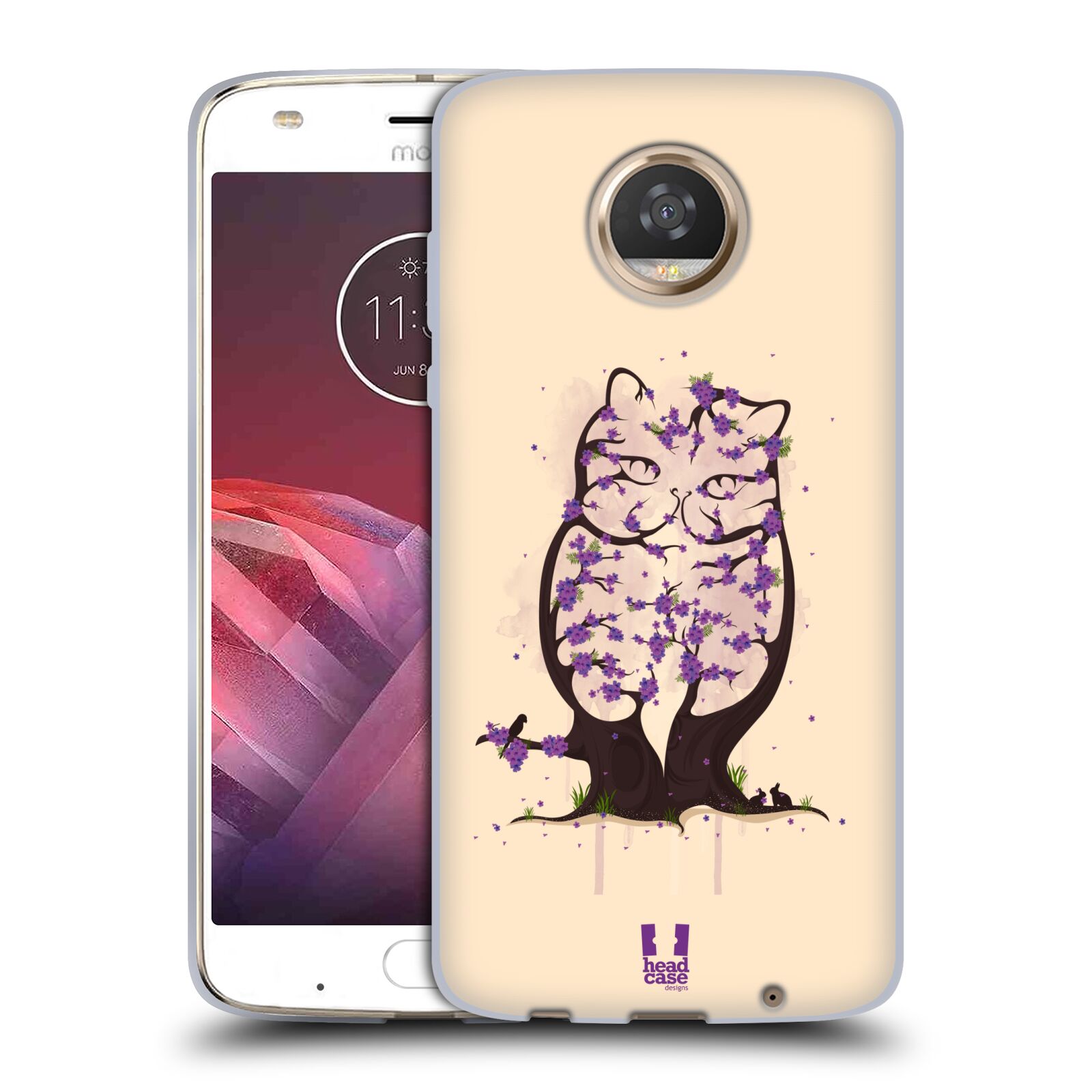 FUNDA HEAD CASE DESIGNS CON DIBUJO DE VIDA SILVESTRE EN FLOR PARA TELÉFONOS MOTOROLA 2 - Imagen 10 de 11