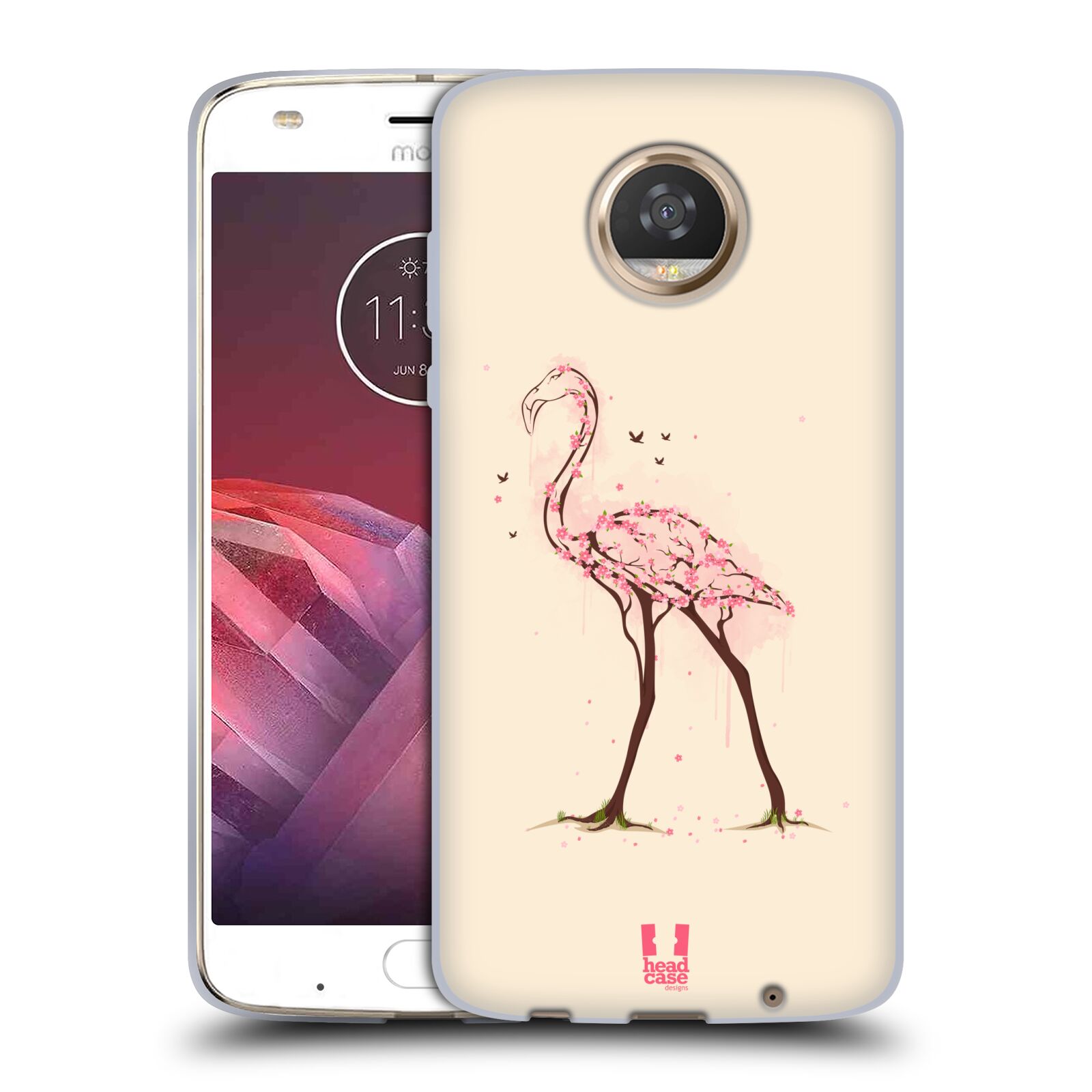 FUNDA HEAD CASE DESIGNS CON DIBUJO DE VIDA SILVESTRE EN FLOR PARA TELÉFONOS MOTOROLA 2 - Imagen 8 de 11